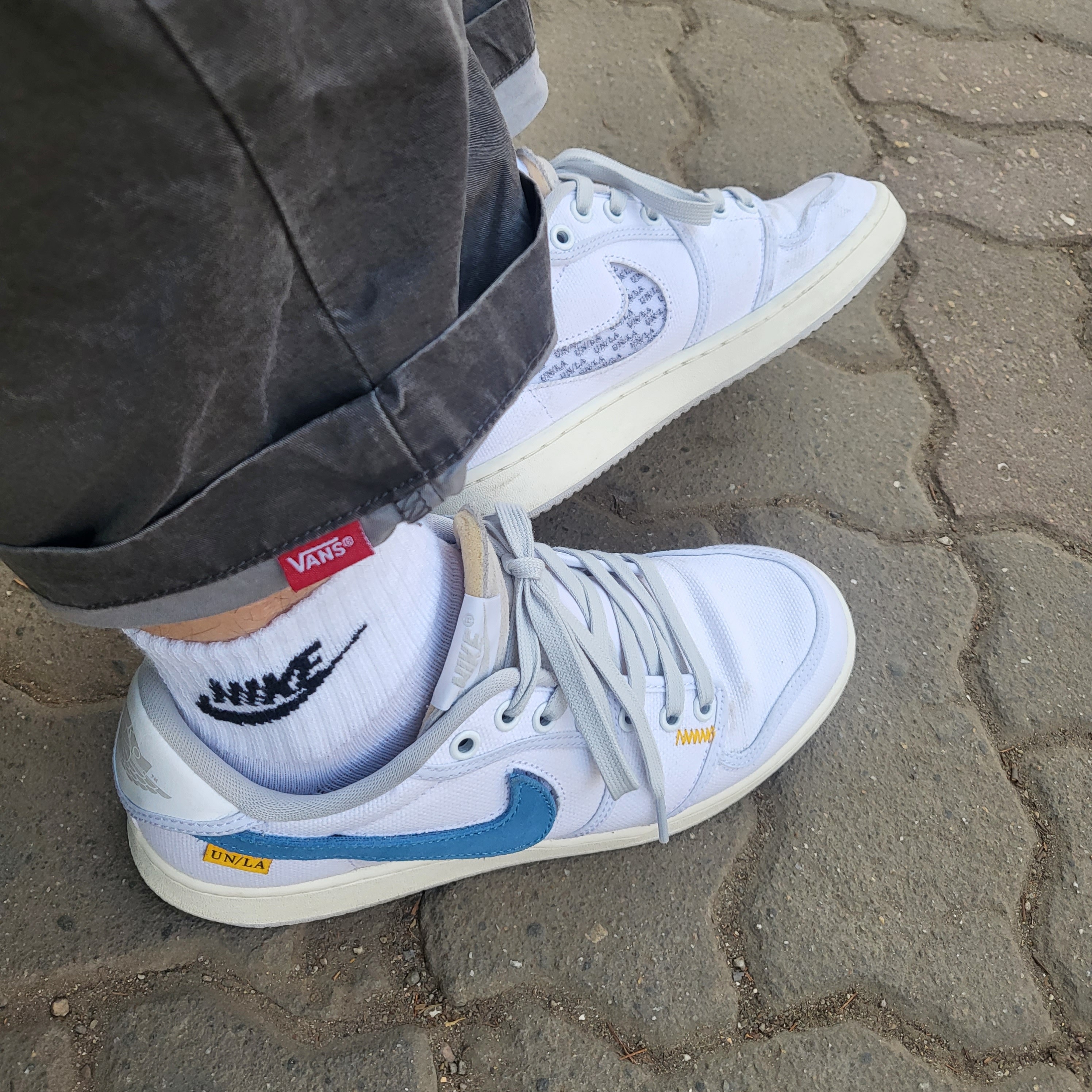Jordan 1 x Union KO Low White 착용 스타일 - 1