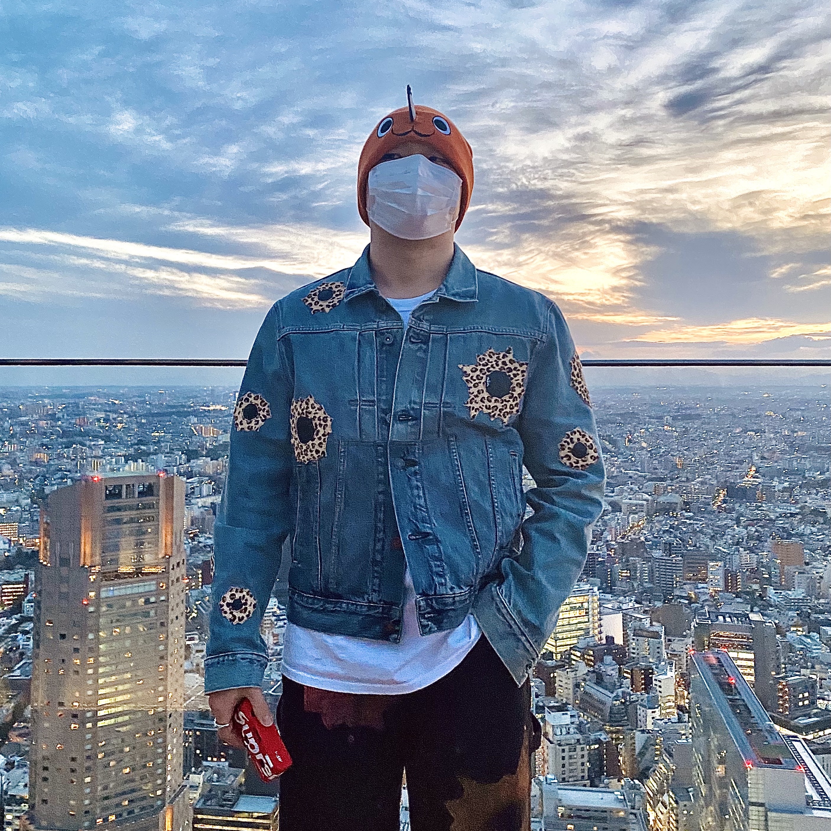Supreme Yashica MF-1 Camera Red - 21SS, Supreme x Nate Lowman Double Knee Painter Pants Black - 22SS 착용 스타일 - 1