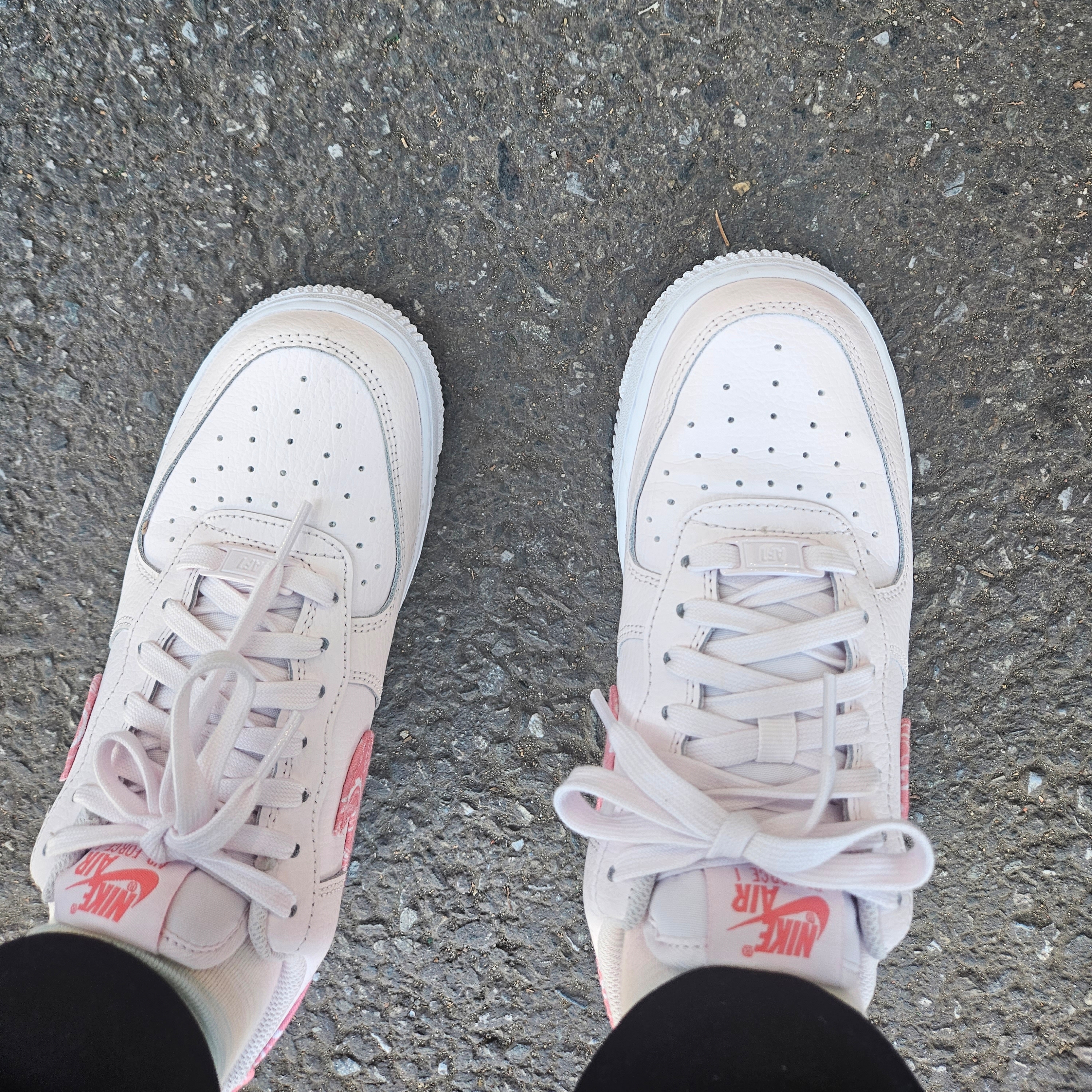 (W) Nike Air Force 1 Low '07 Pearl Pink 착용 스타일