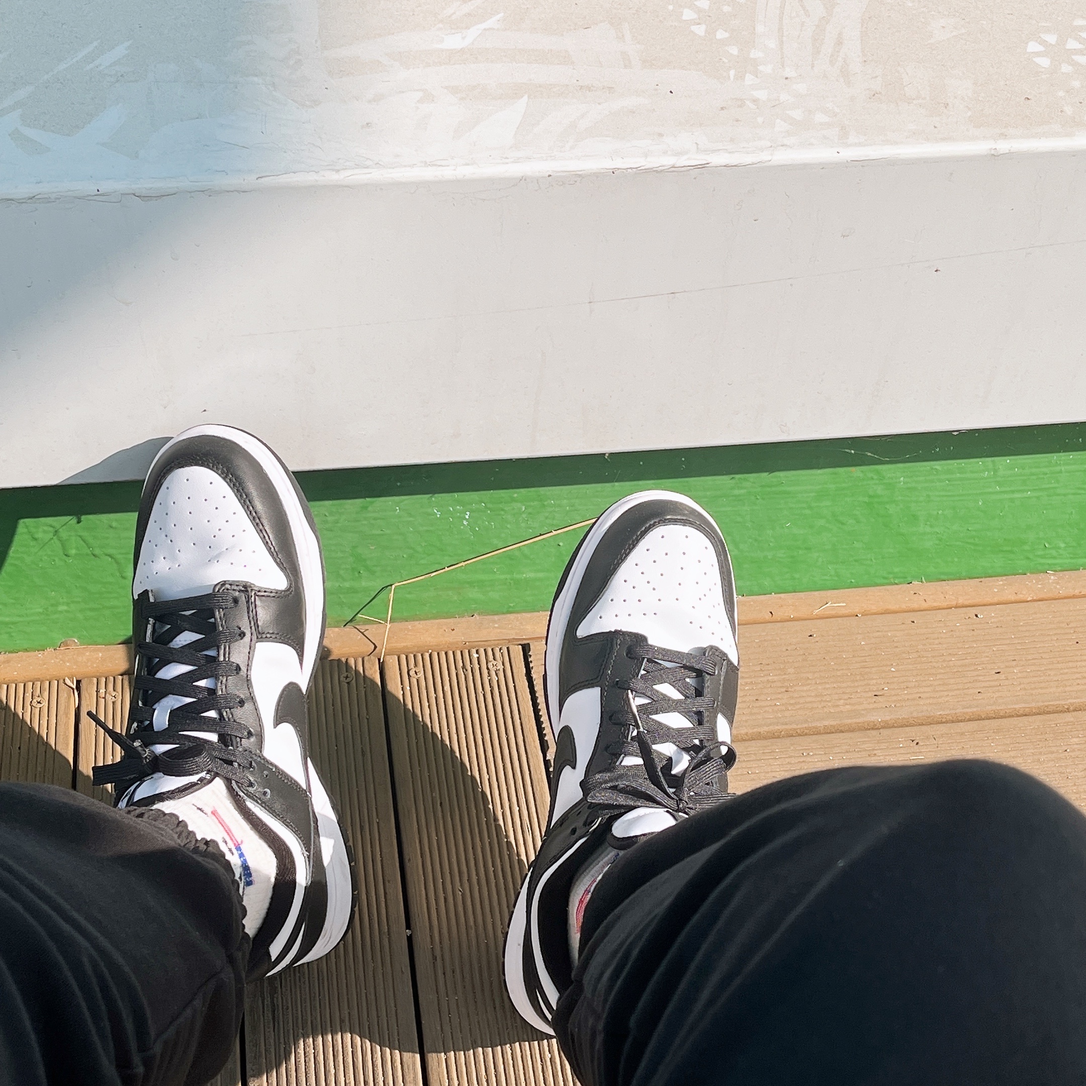 Nike Dunk Low Retro Black 착용 스타일