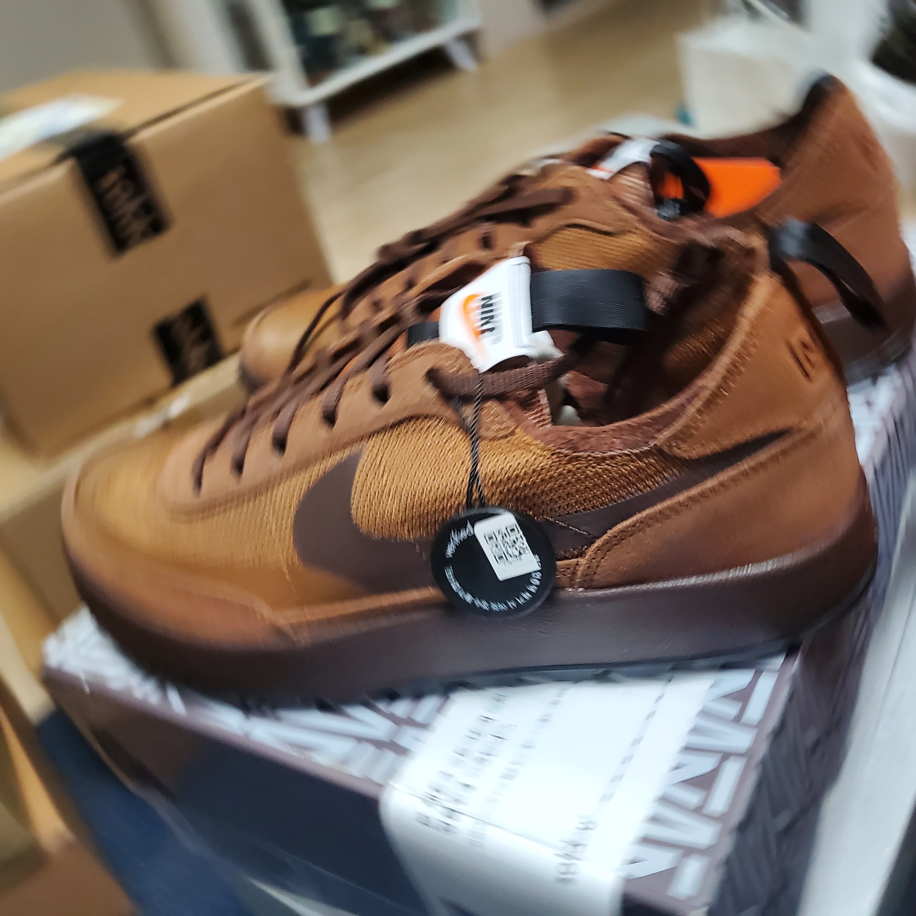 Nike x Tom Sachs General Purpose Shoe Archive, Nike x Tom Sachs General Purpose Shoe Brown 착용 스타일 - 2