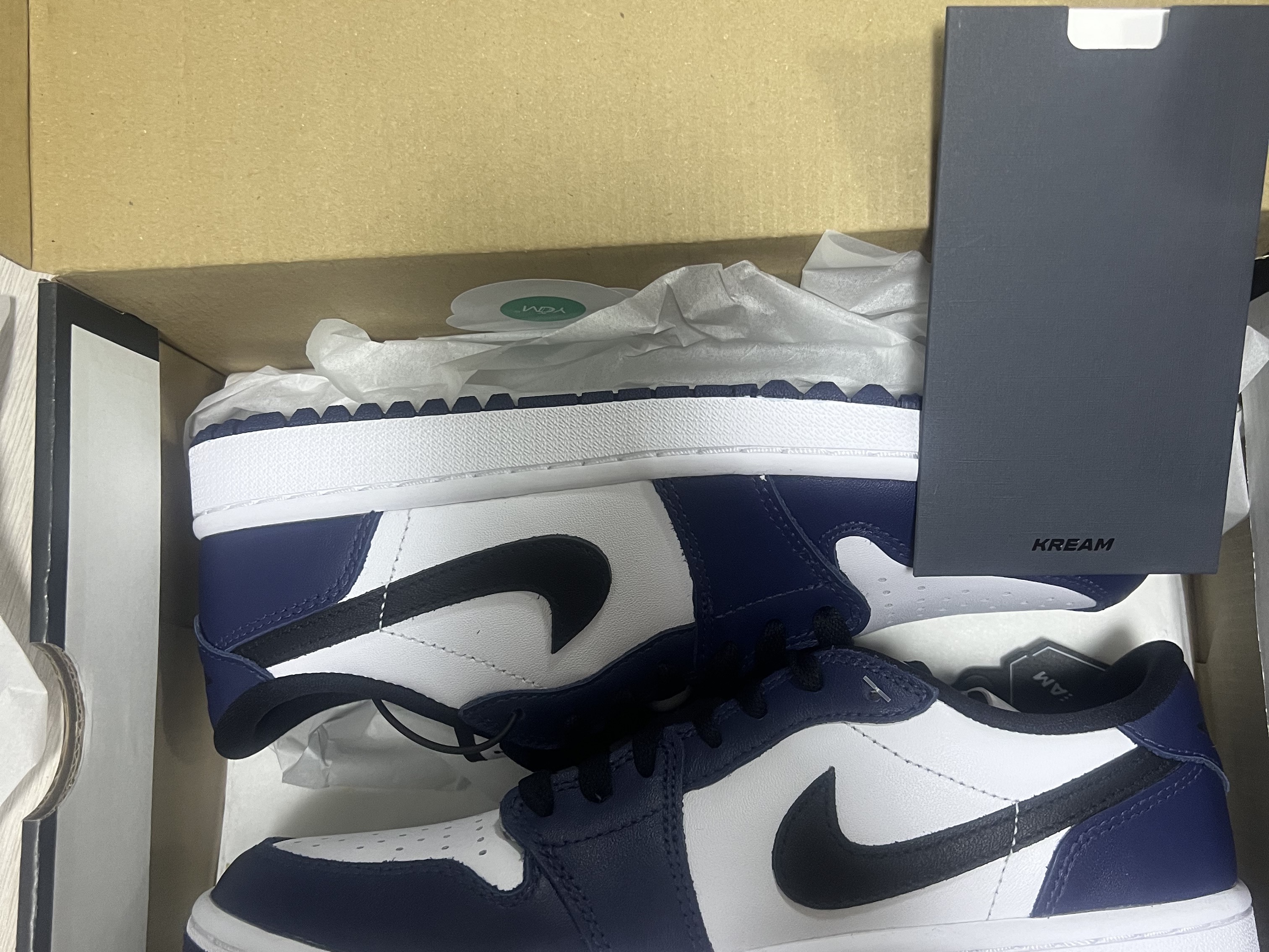 Jordan 1 Low Golf Midnight Navy 착용 스타일 - 4