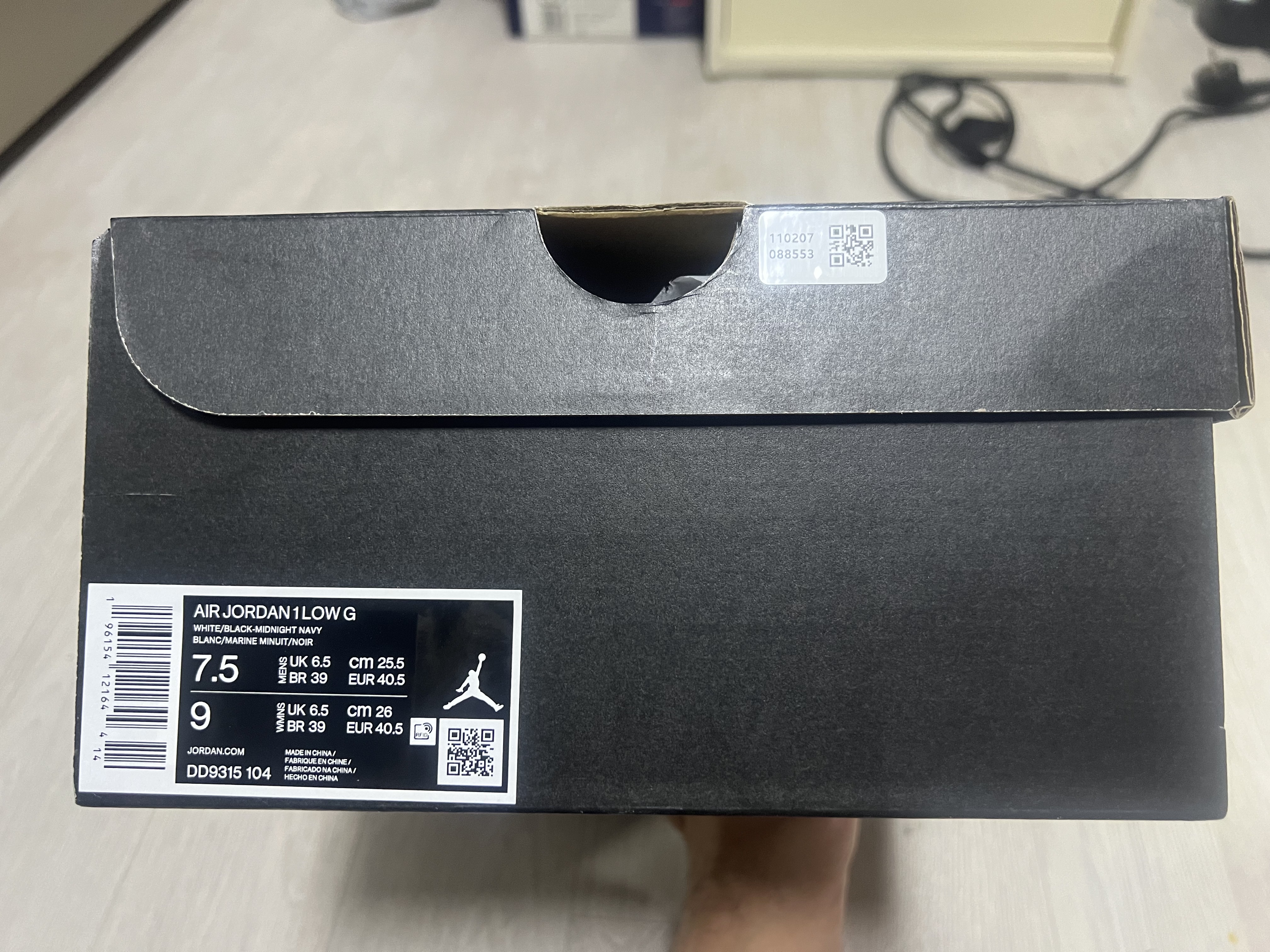 Jordan 1 Low Golf Midnight Navy 착용 스타일 - 5