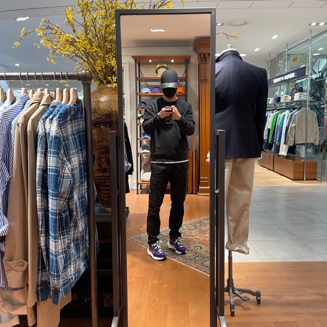 Nike x Drake Nocta NRG Legacy 91 Cap Black, Nike x Sacai VaporWaffle Dark Iris 착용 스타일