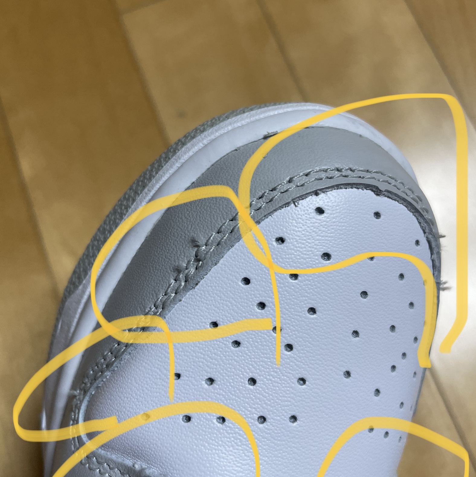 Nike Dunk Low Retro Grey Fog 착용 스타일 - 1