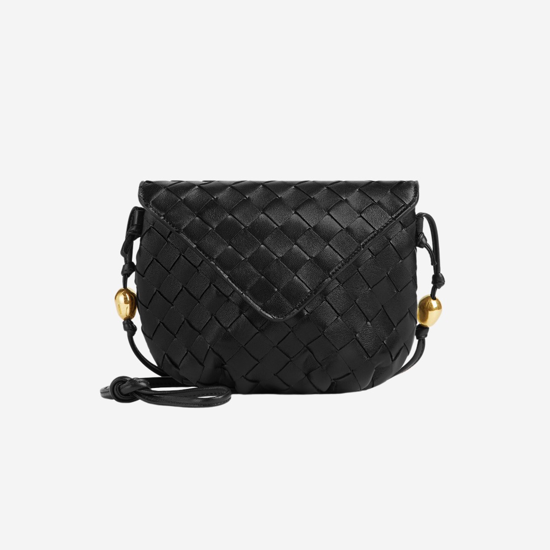 Bottega Veneta Pouch on Strap Black 상세 이미지 1