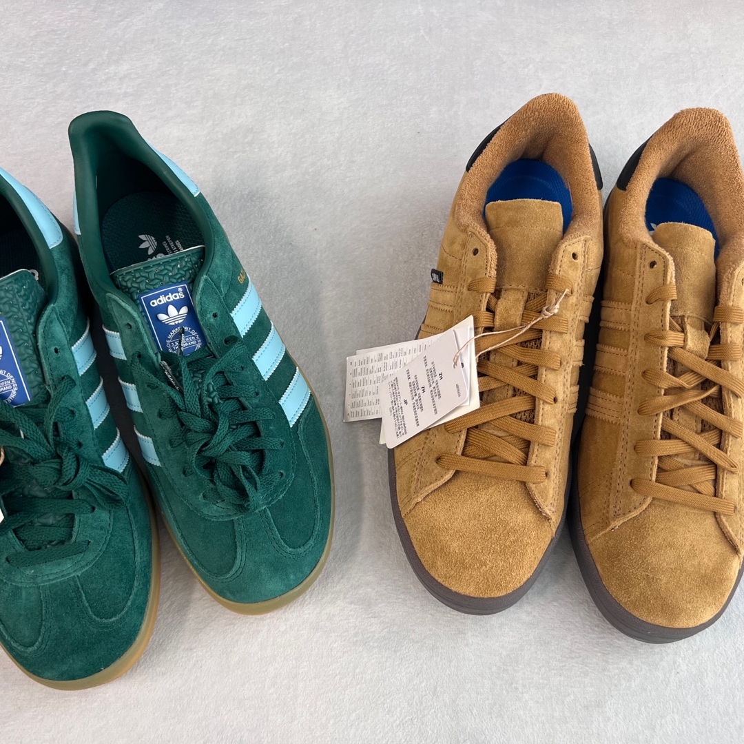 Adidas Campus ADV Masa, Adidas Gazelle Indoor Collegiate Green Hazy Sky 착용 스타일