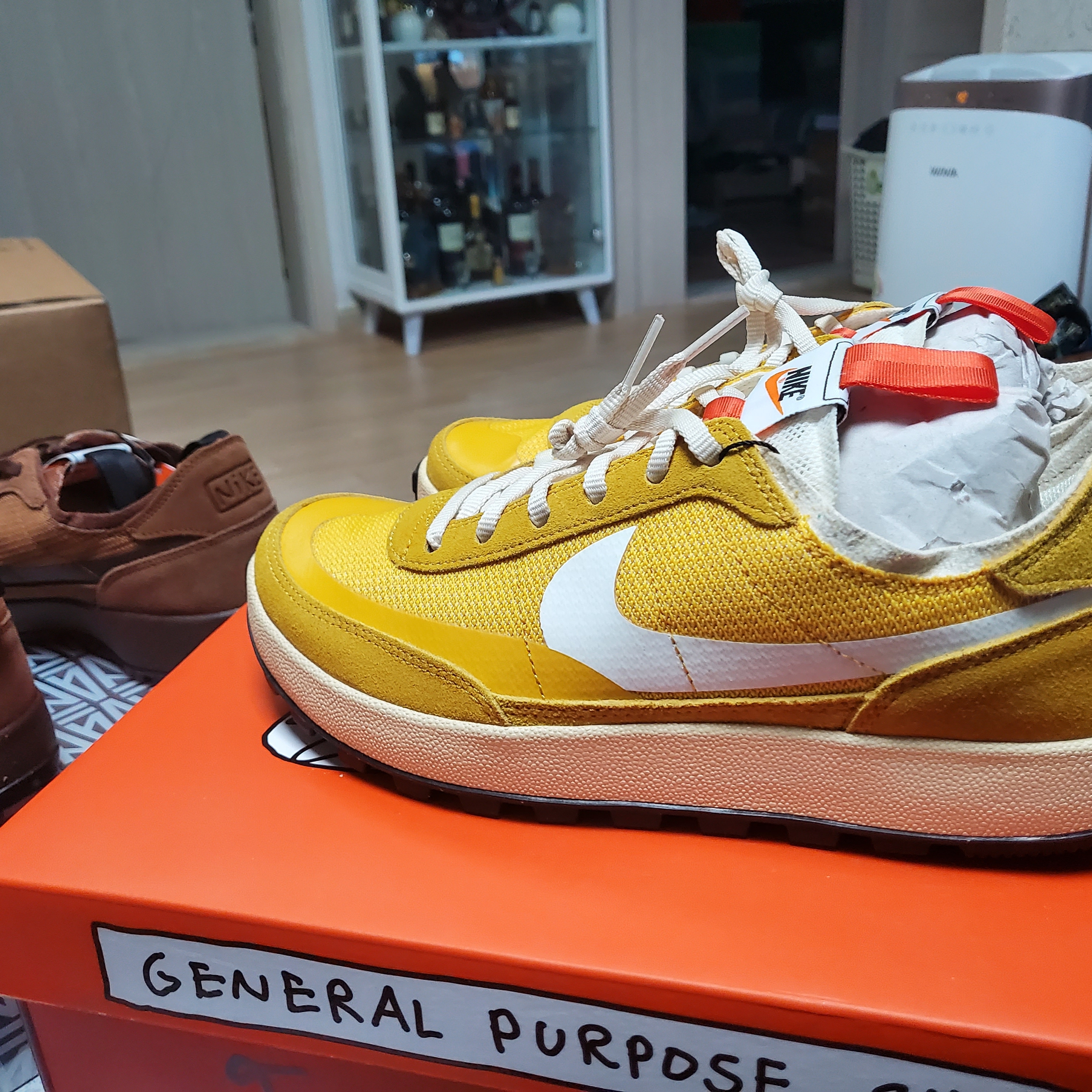 Nike x Tom Sachs General Purpose Shoe Archive, Nike x Tom Sachs General Purpose Shoe Brown 착용 스타일 - 3