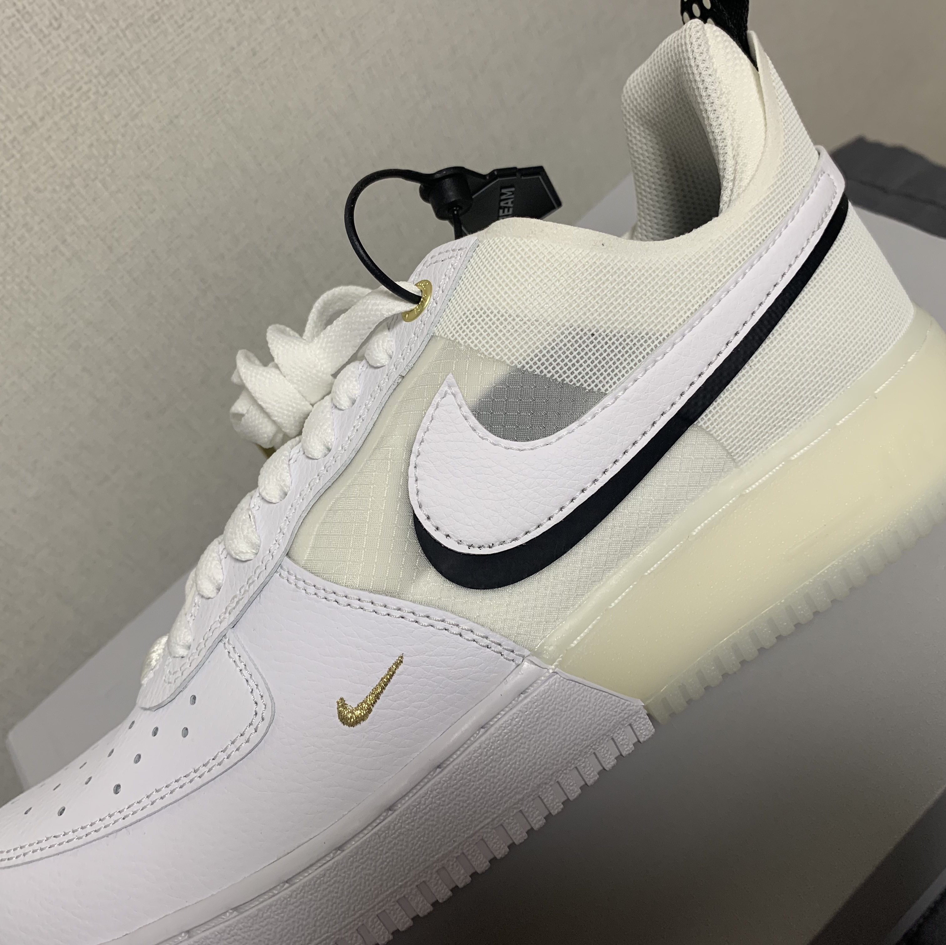 Nike Air Force 1 React 40th Anniversary Join Forces 착용 스타일 - 3