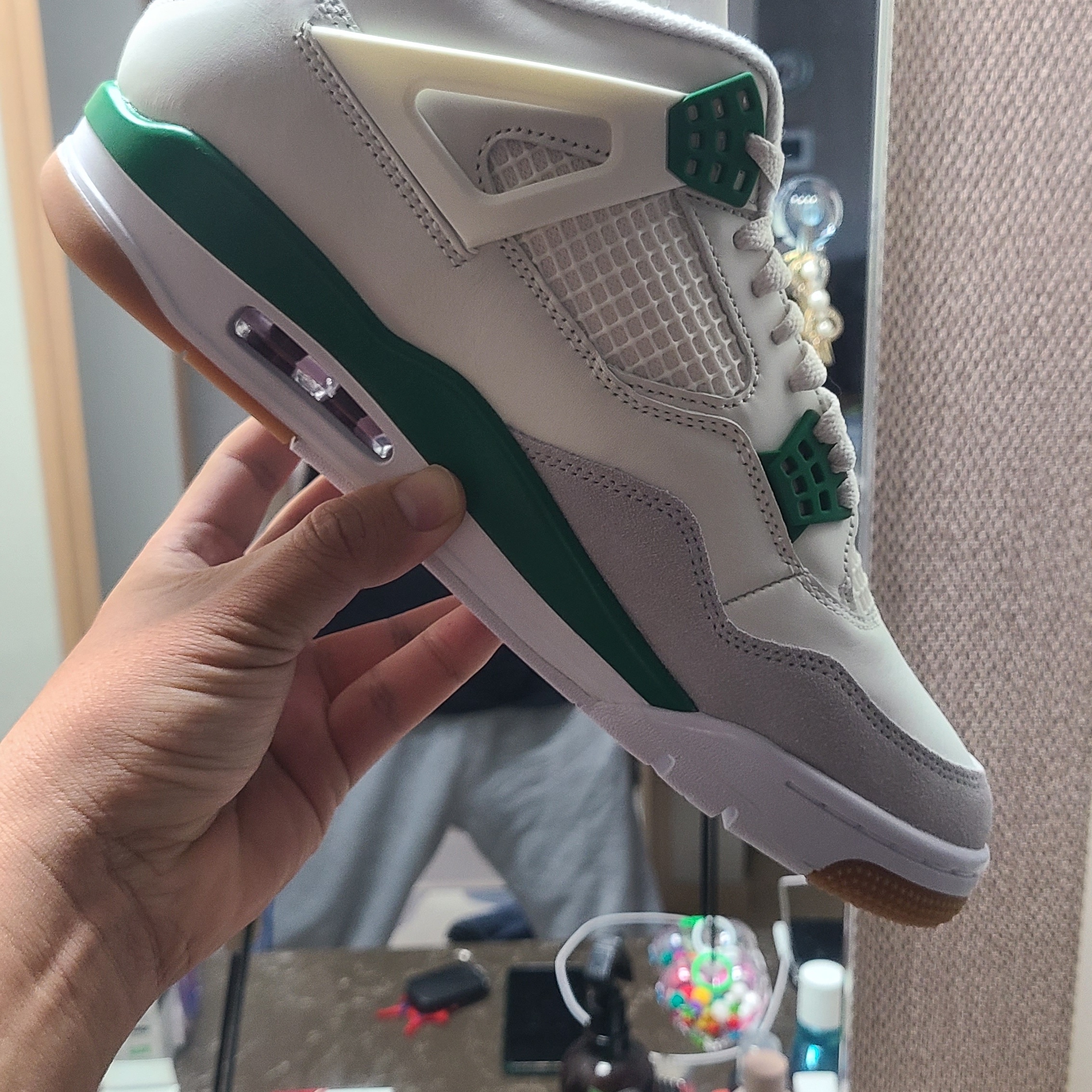 Jordan 4 x Nike SB Retro SP Pine Green 착용 스타일 - 2