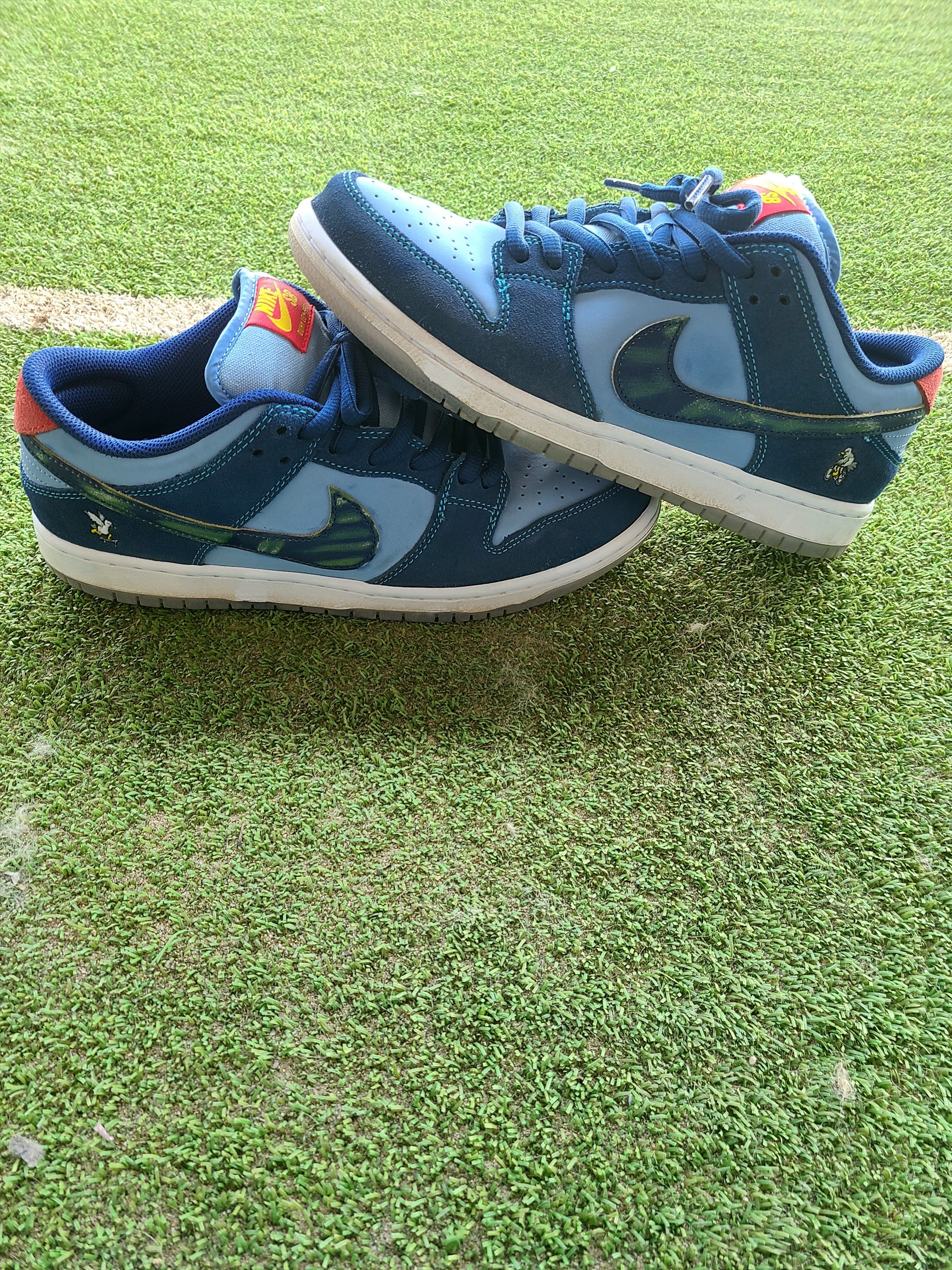 Nike x Why So Sad? SB Dunk Low Pro Coastal Blue 착용 스타일 - 5
