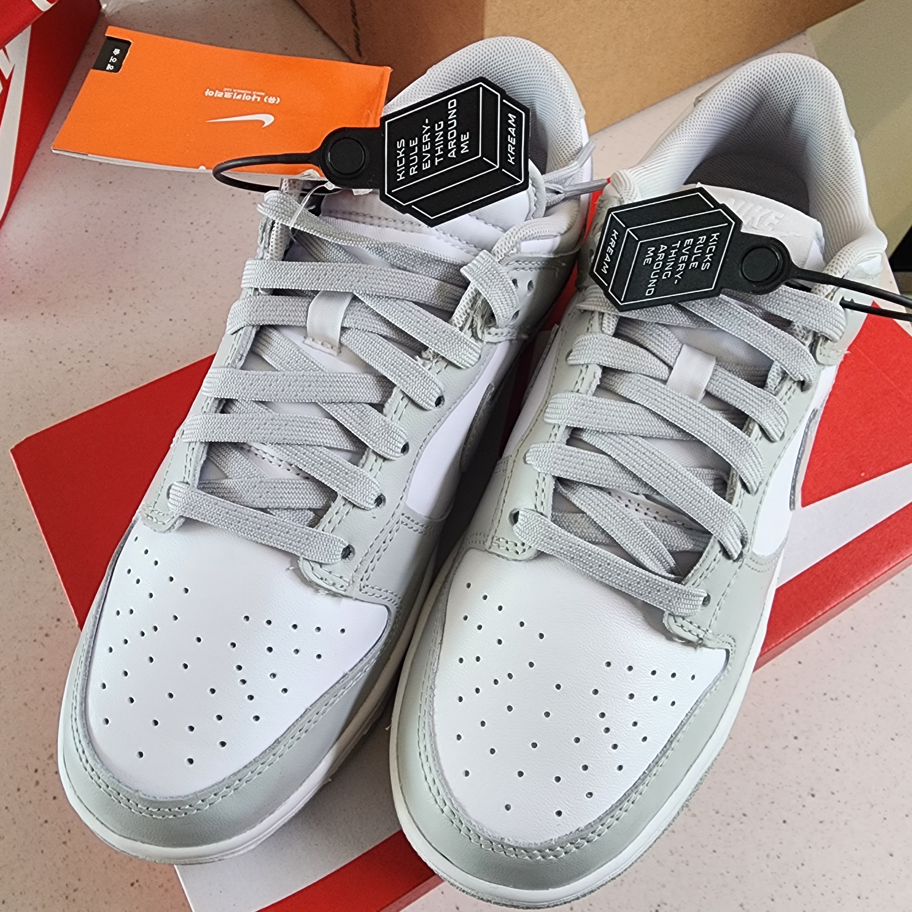 Nike Dunk Low Retro Grey Fog 착용 스타일 - 2