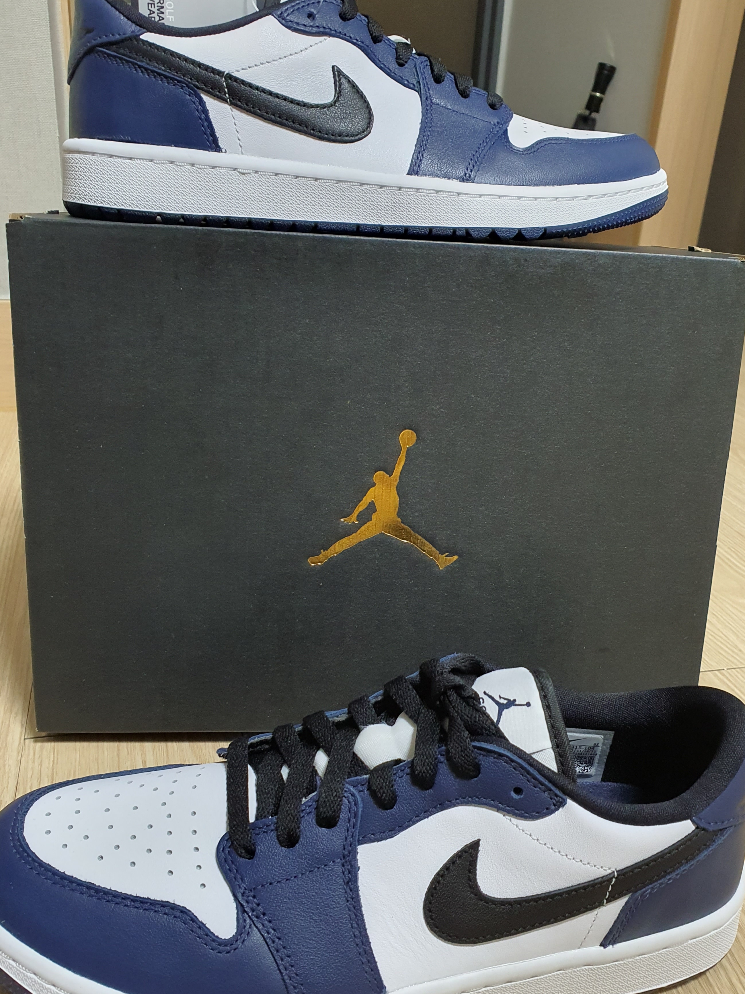 Jordan 1 Low Golf Midnight Navy 착용 스타일