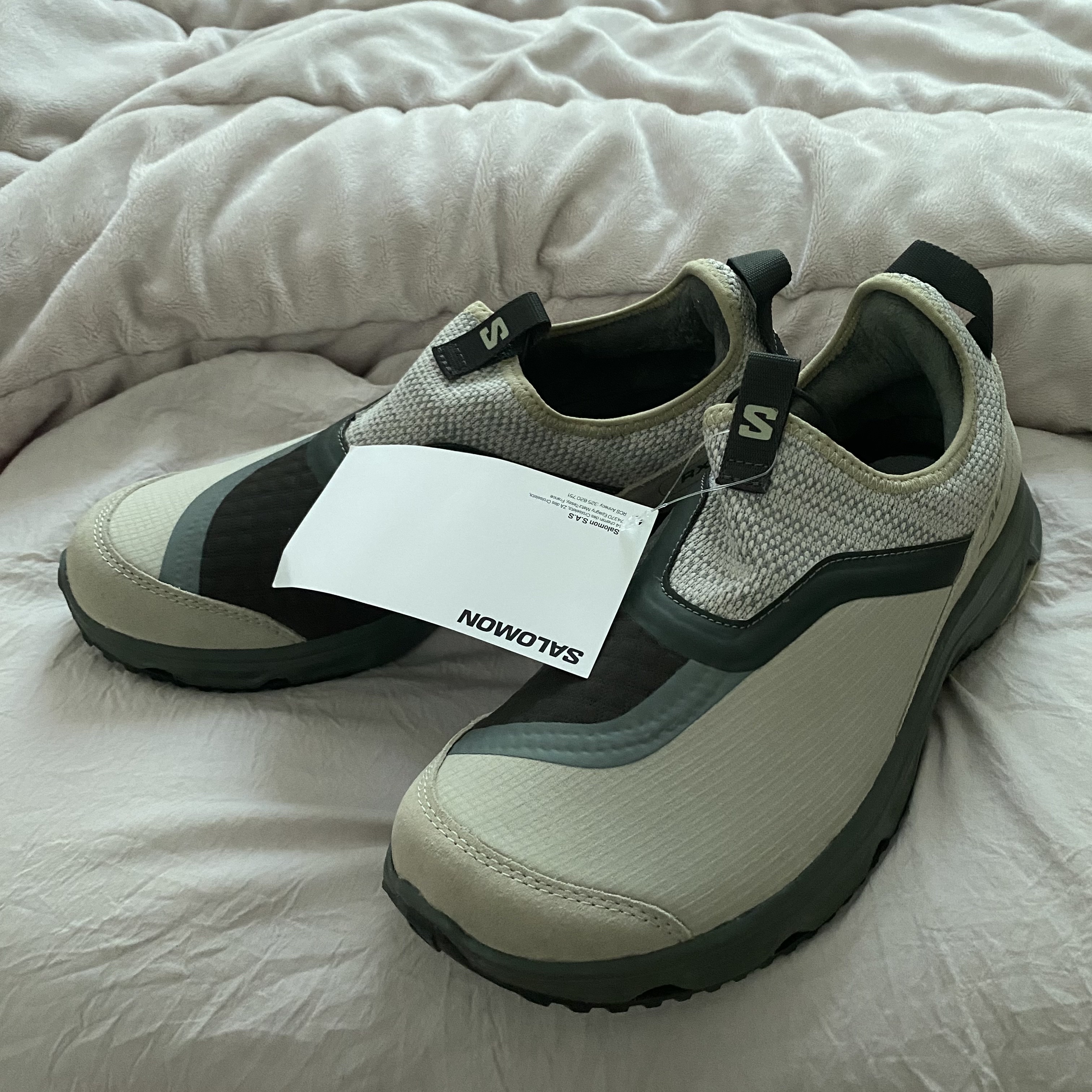 Salomon RX Snug Moss Gray 착용 스타일 - 1