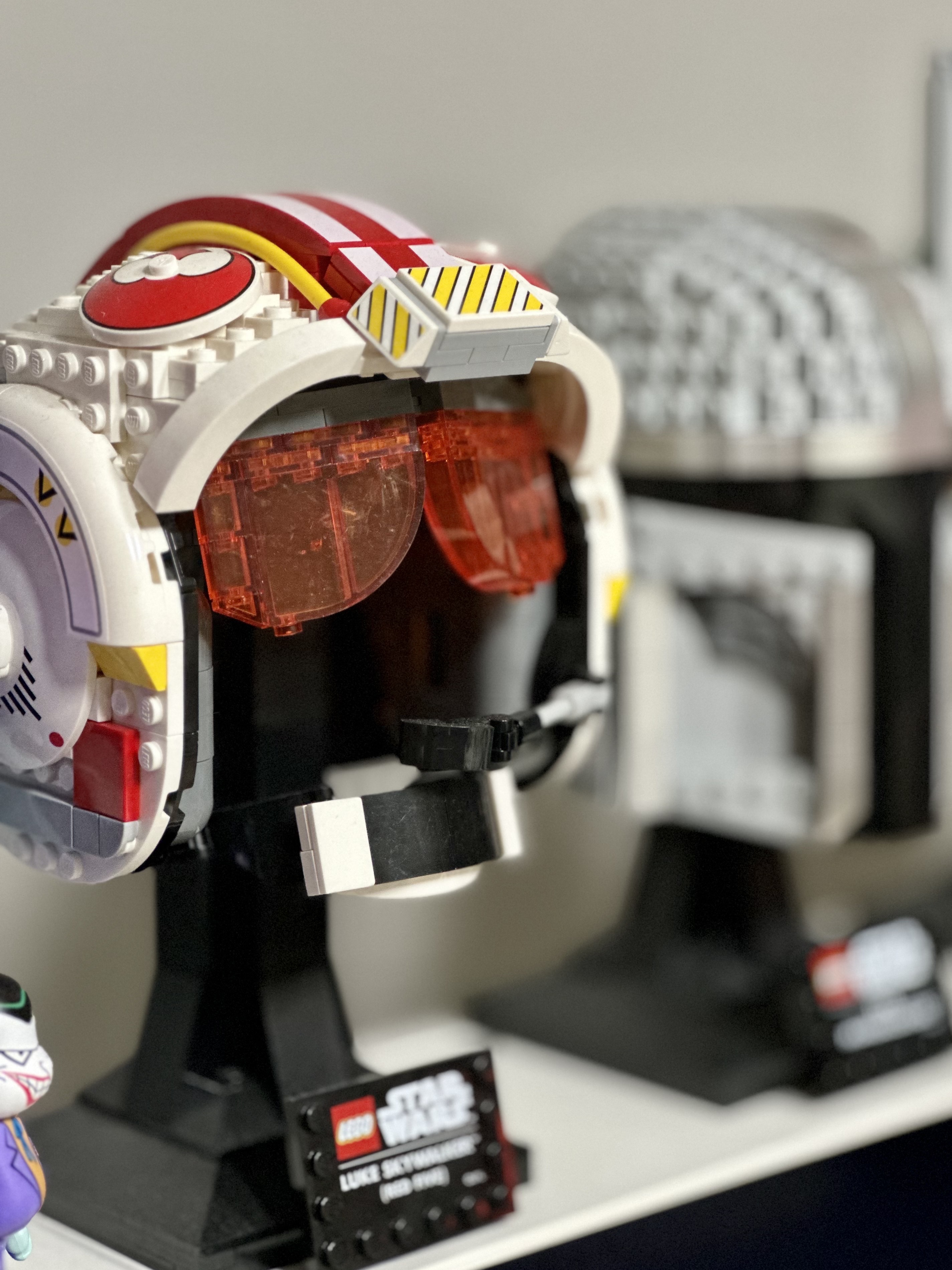 Lego Star Wars Luke Skywalker Red Five Helmet 착용 스타일