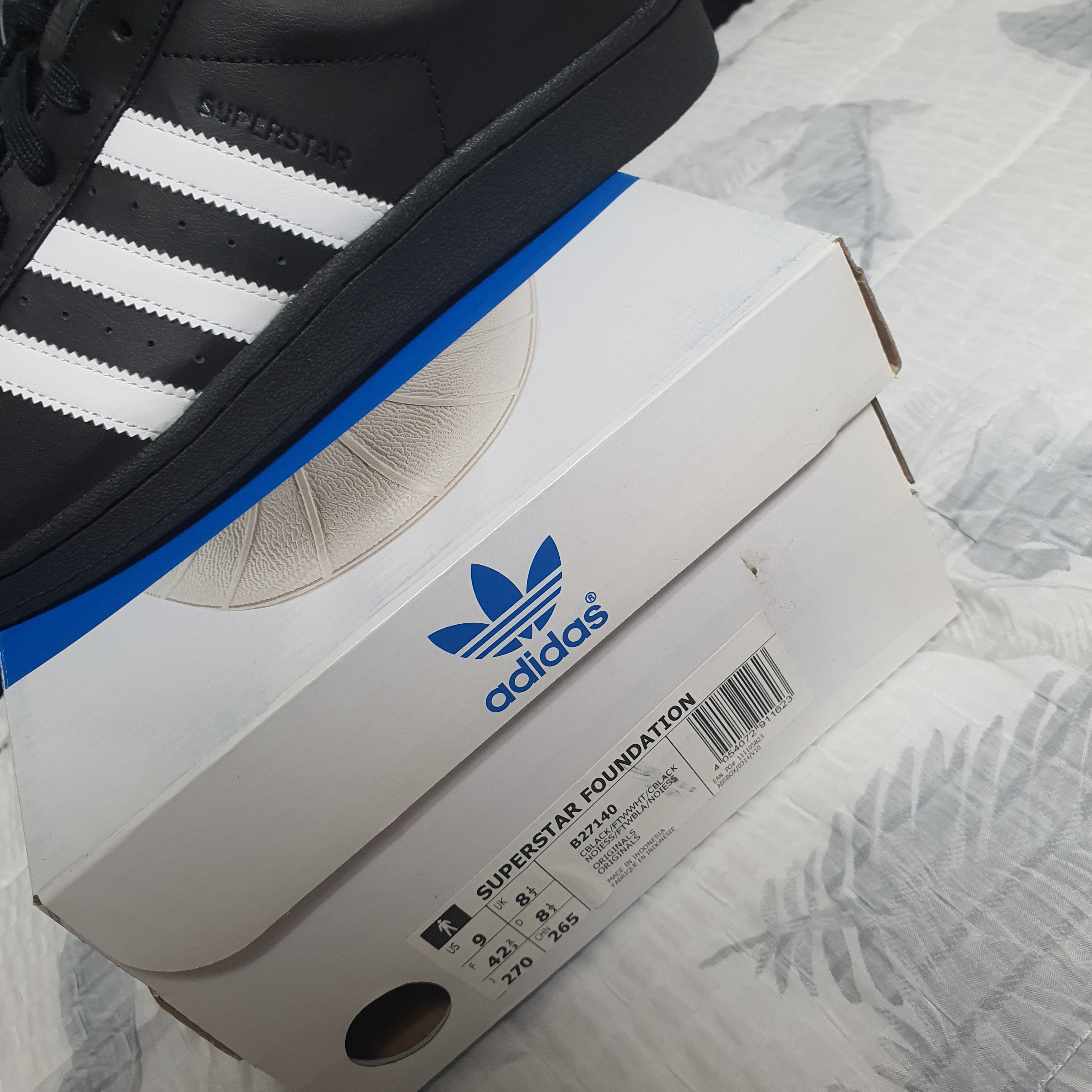 Adidas Superstar Foundation Black White 2016 착용 스타일 - 2