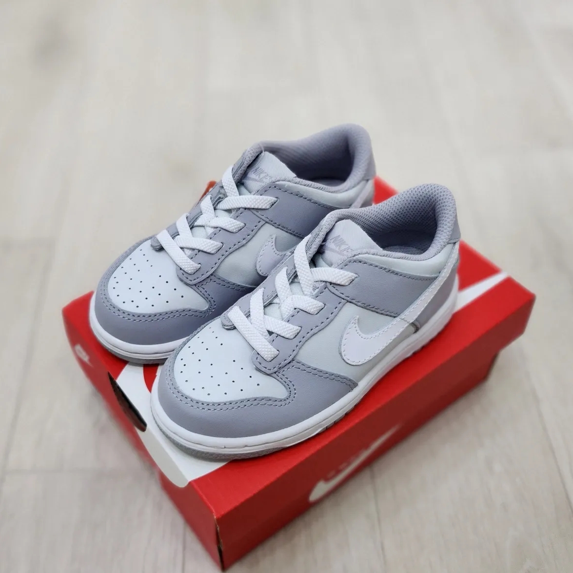 (TD) Nike Dunk Low Wolf Grey 착용 스타일 - 2