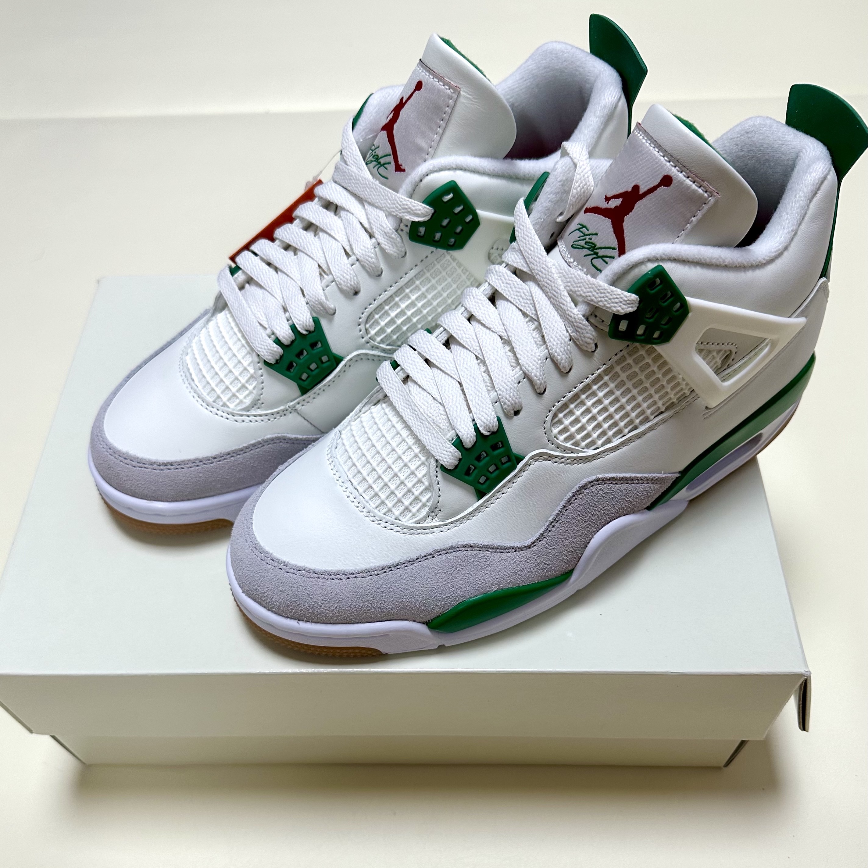 Jordan 4 x Nike SB Retro SP Pine Green 착용 스타일
