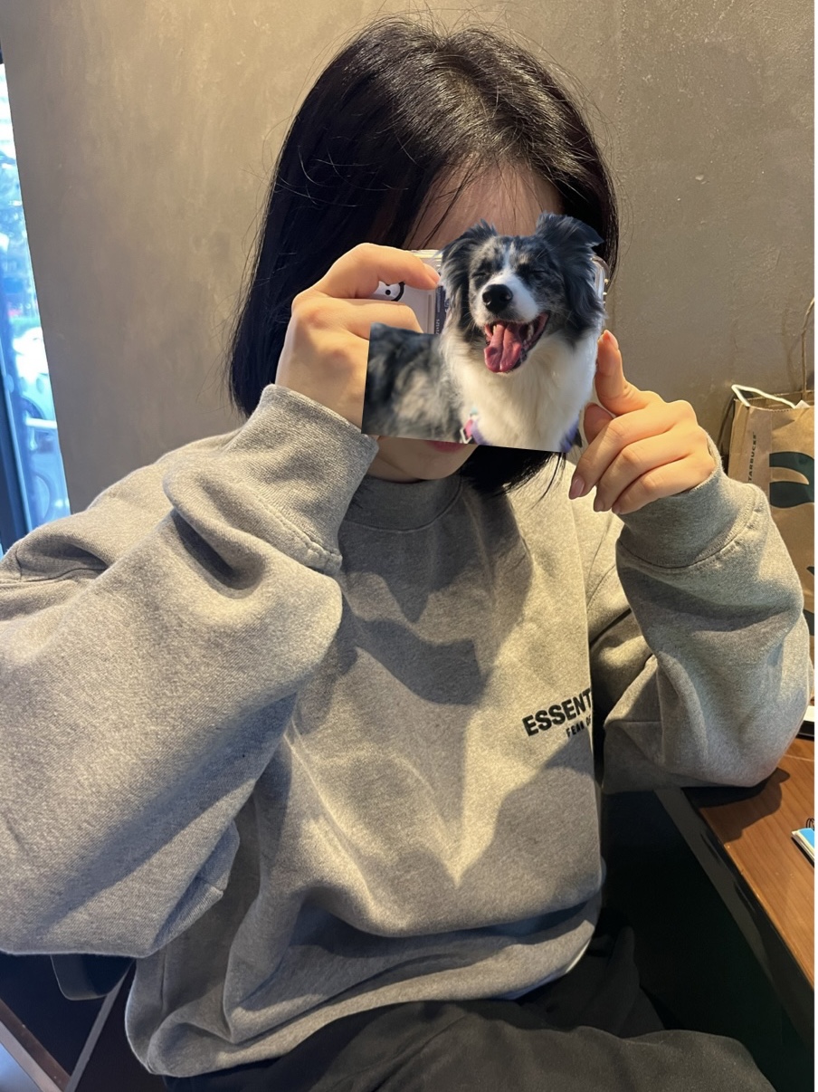 Essentials The Core Collection Crewneck Sweatshirt Dark Oatmeal 착용 스타일