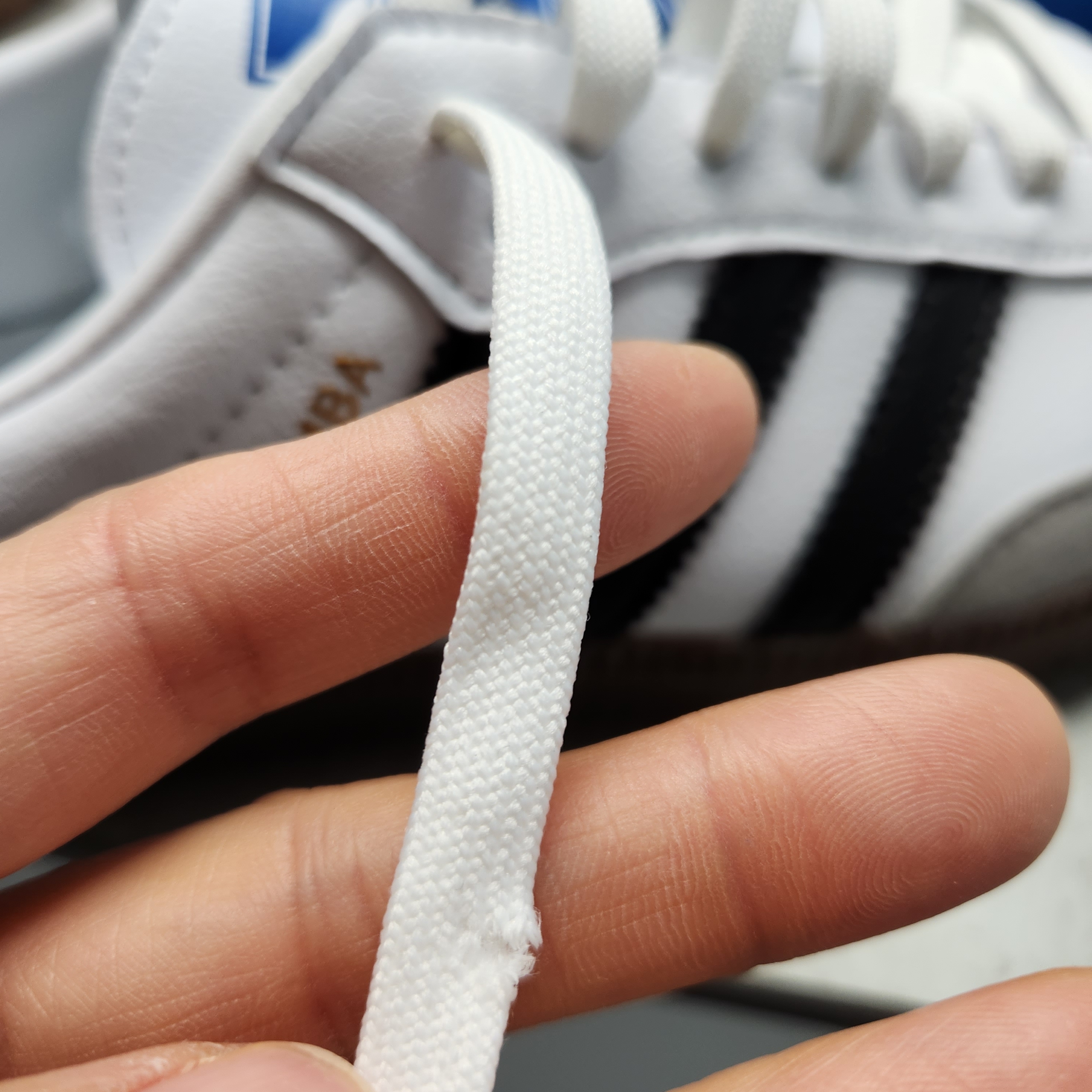 Adidas Samba Vegan White Black 착용 스타일