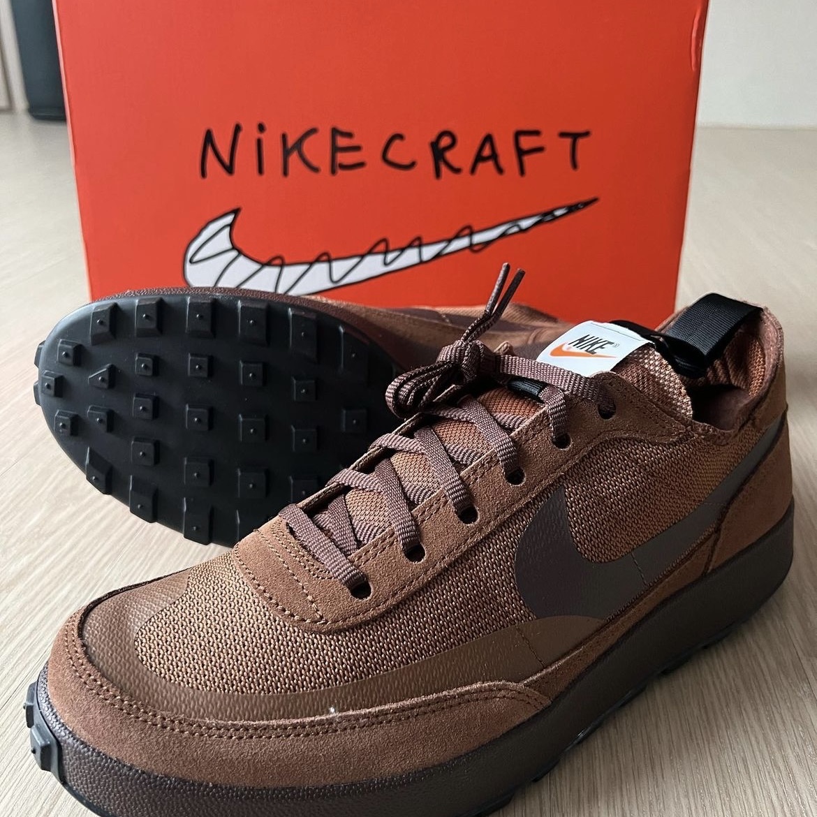 Nike x Tom Sachs General Purpose Shoe Brown 착용 스타일