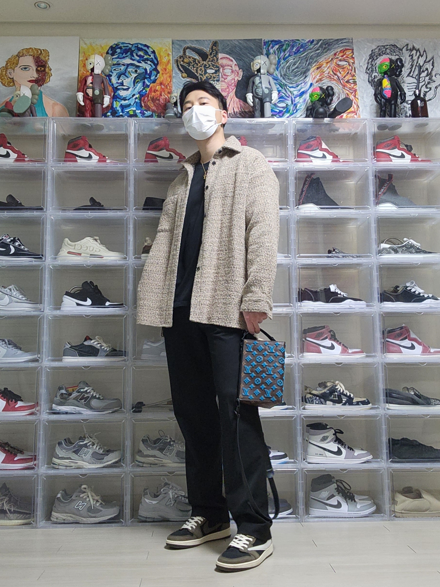 Jordan 1 x Travis Scott Retro Low OG SP Mocha 착용 스타일