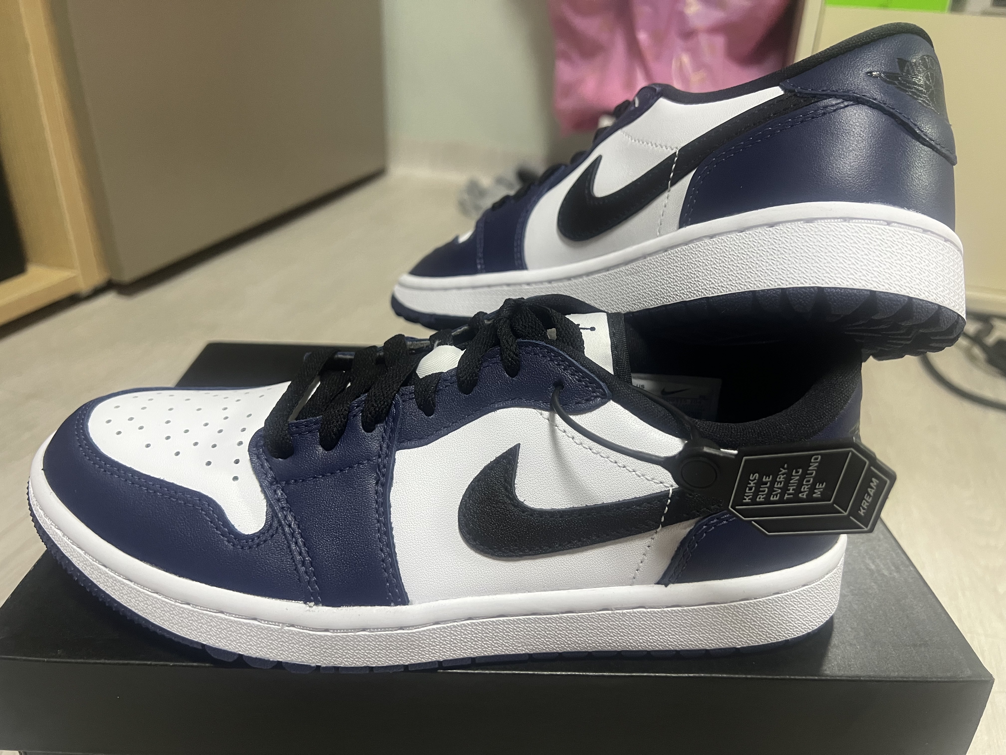 Jordan 1 Low Golf Midnight Navy 착용 스타일 - 3