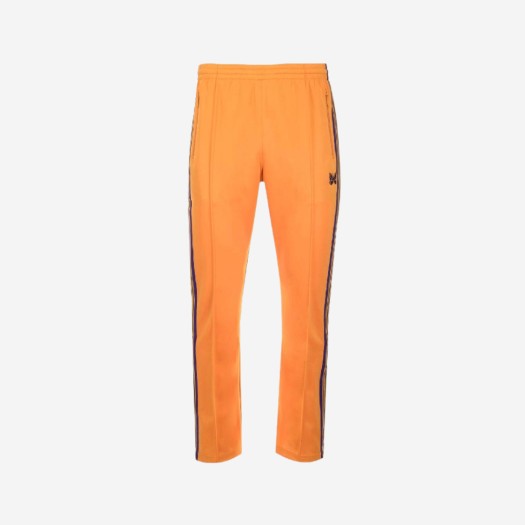 Needles Narrow Track Pants Poly Smooth Yellow Gold