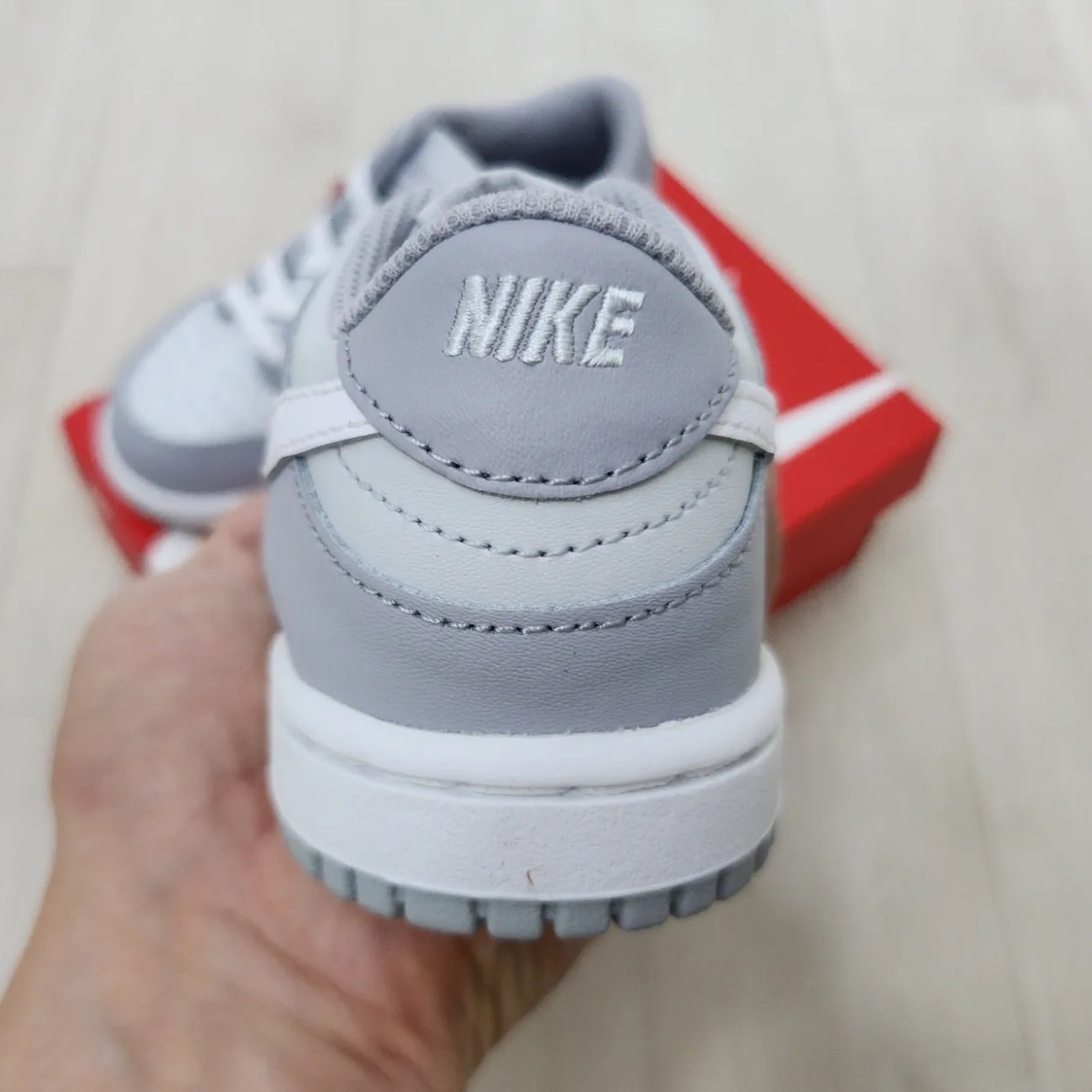 (TD) Nike Dunk Low Wolf Grey 착용 스타일 - 3