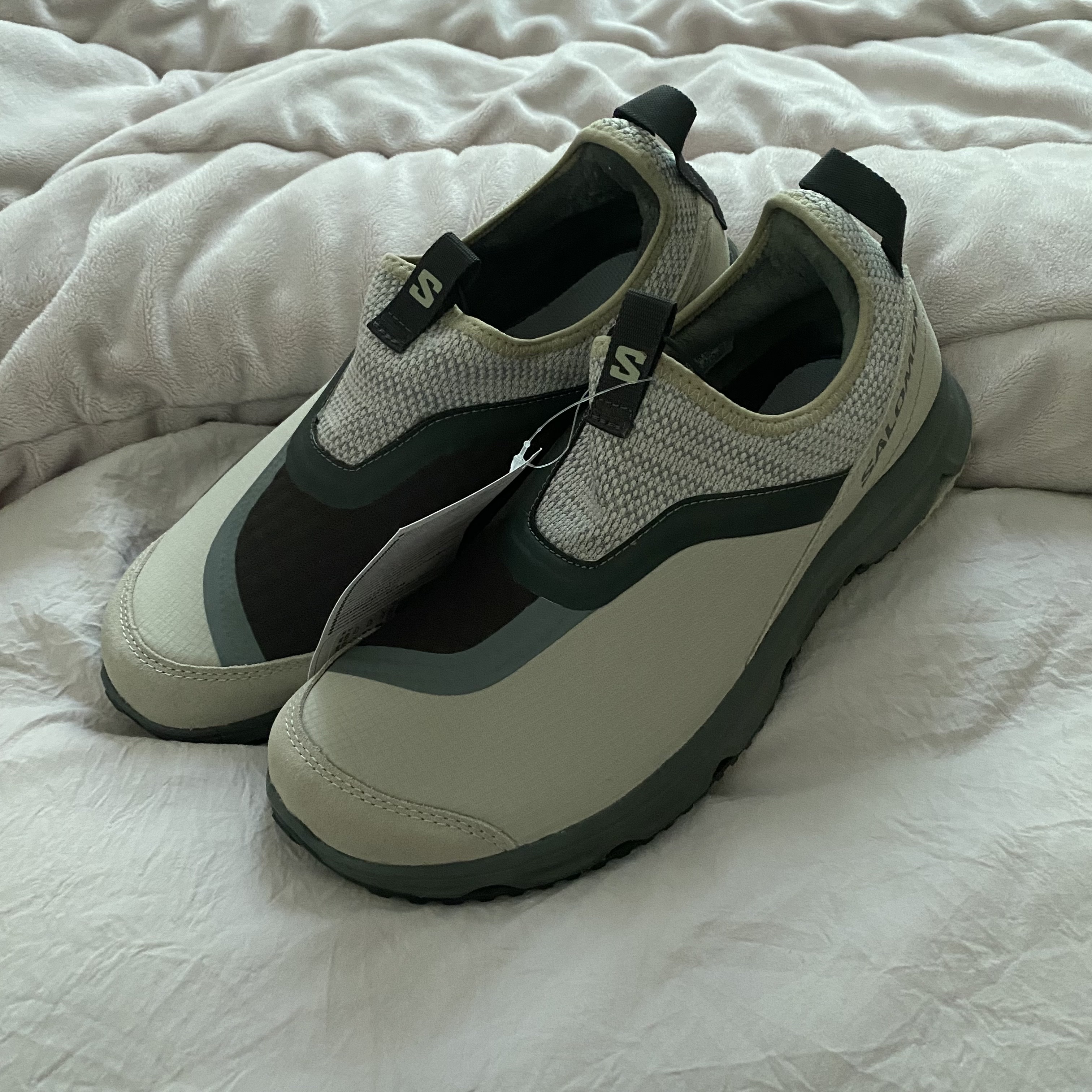 Salomon RX Snug Moss Gray 착용 스타일 - 2