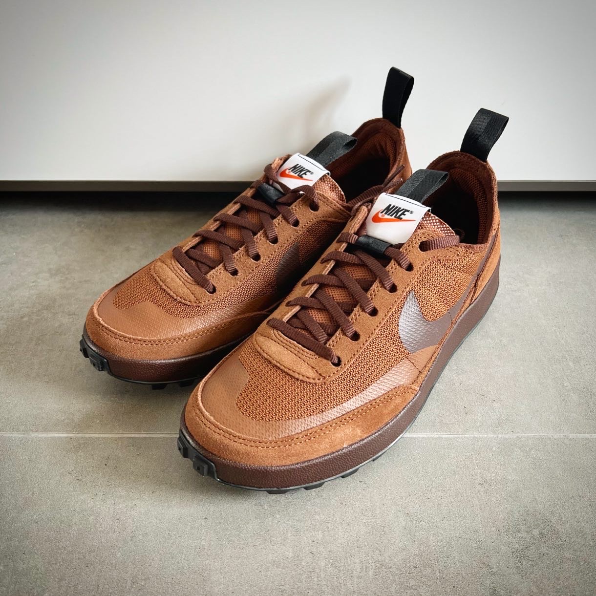 Nike x Tom Sachs General Purpose Shoe Brown 착용 스타일 - 1