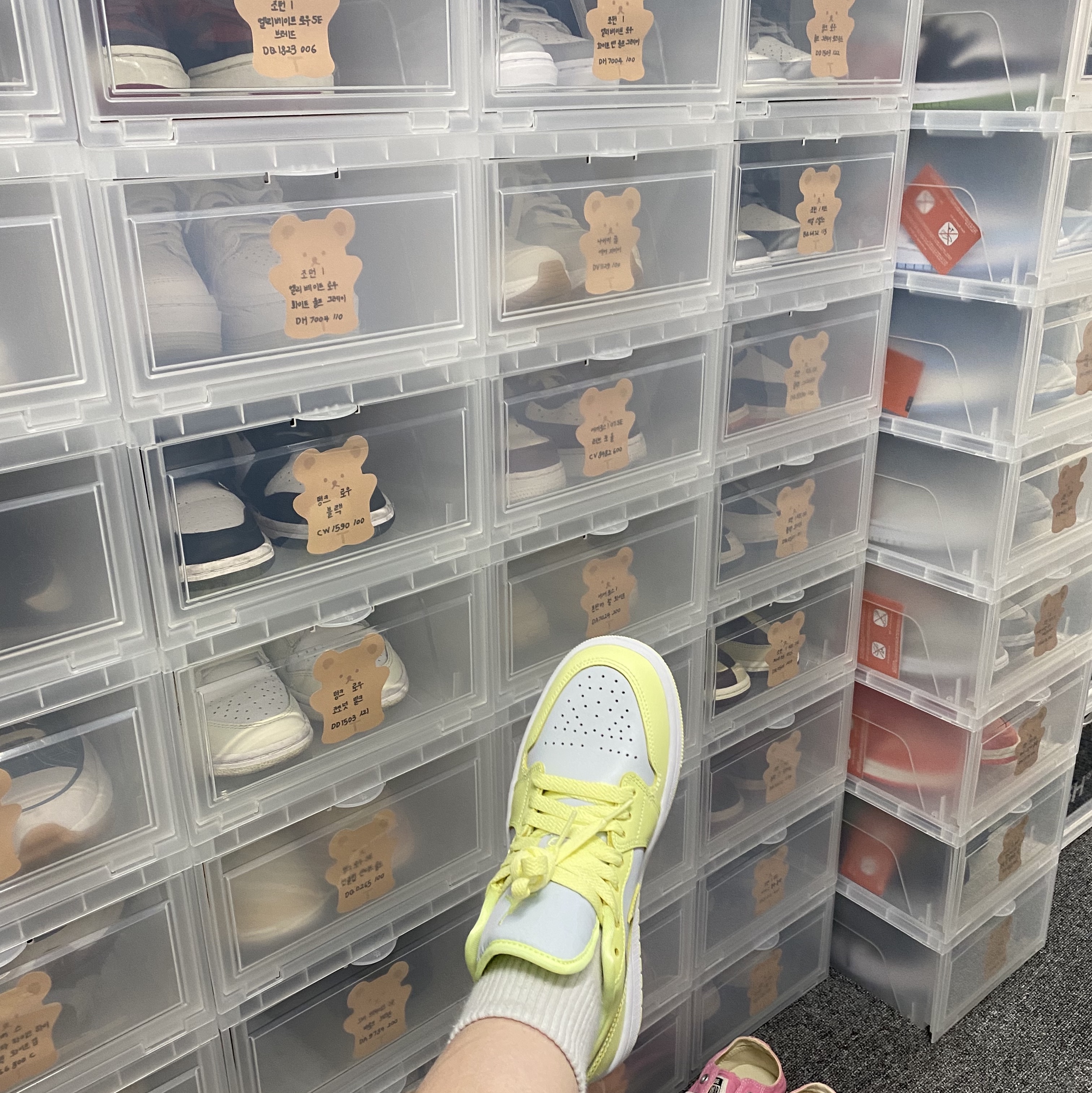 (W) Jordan 1 Low Citron Tint 착용 스타일 - 3