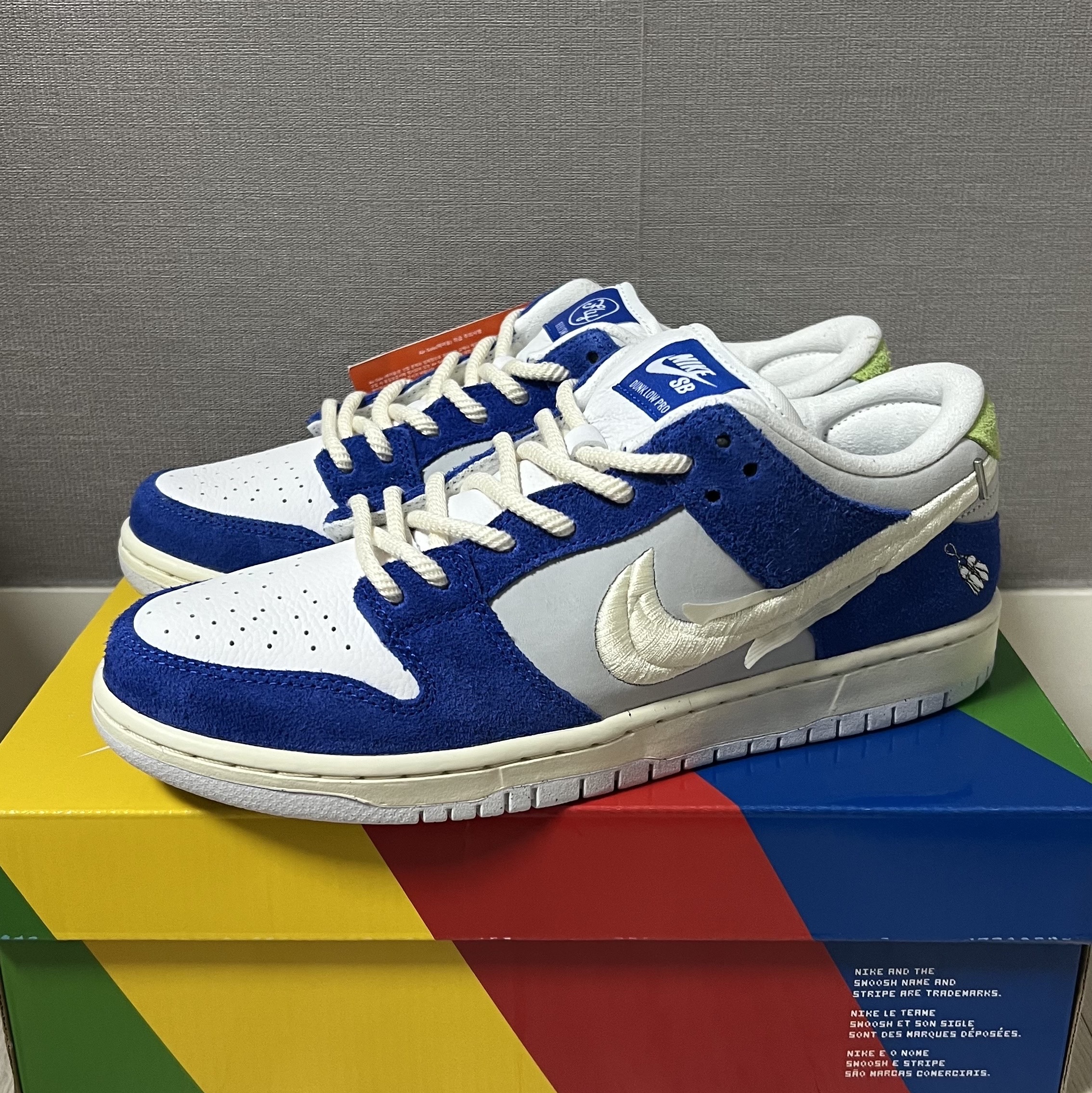 Nike x Fly Streetwear SB Dunk Low Pro Gardenia 착용 스타일