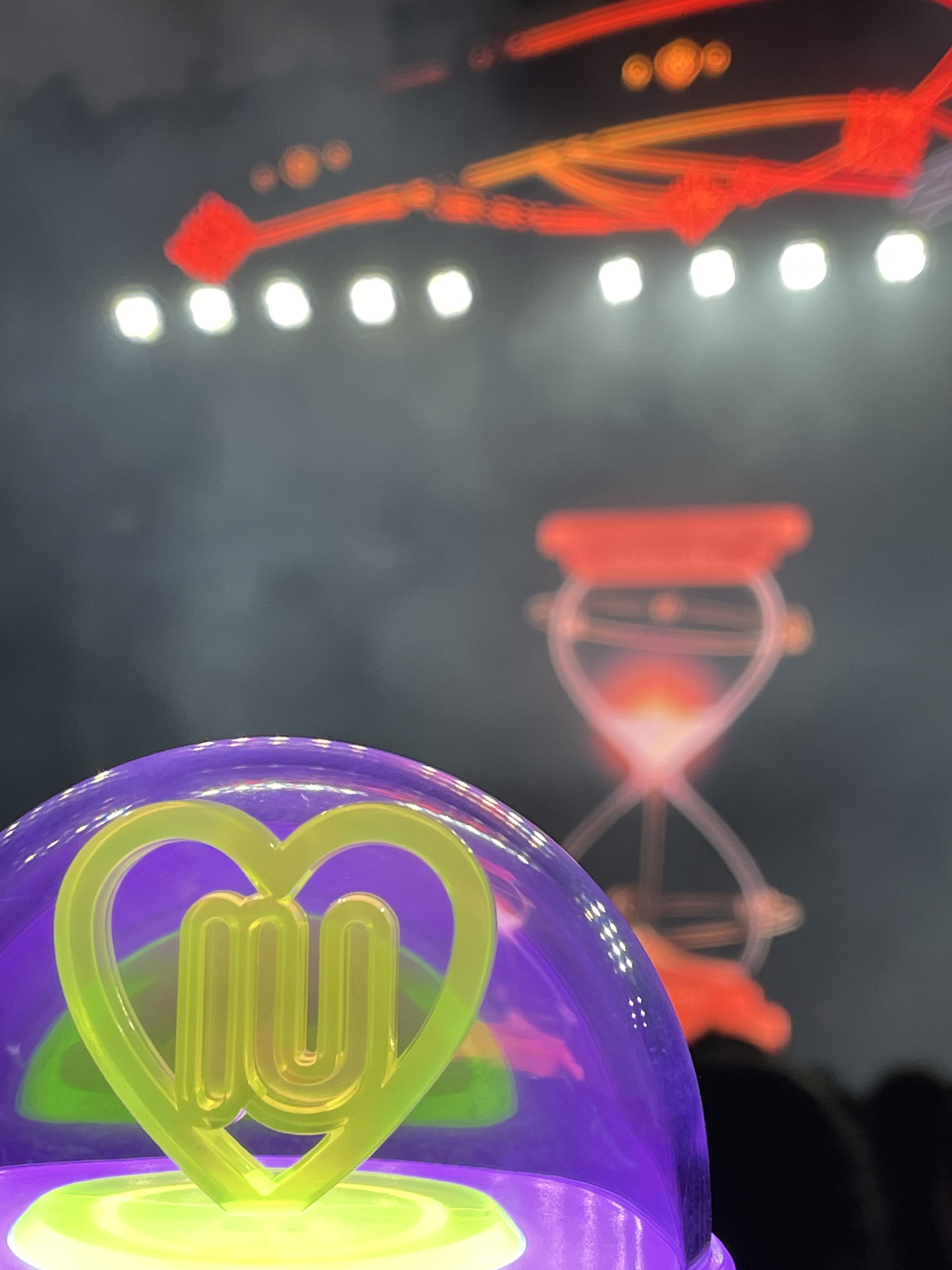 IU Official Light Stick Ver.3 I-KE 착용 스타일