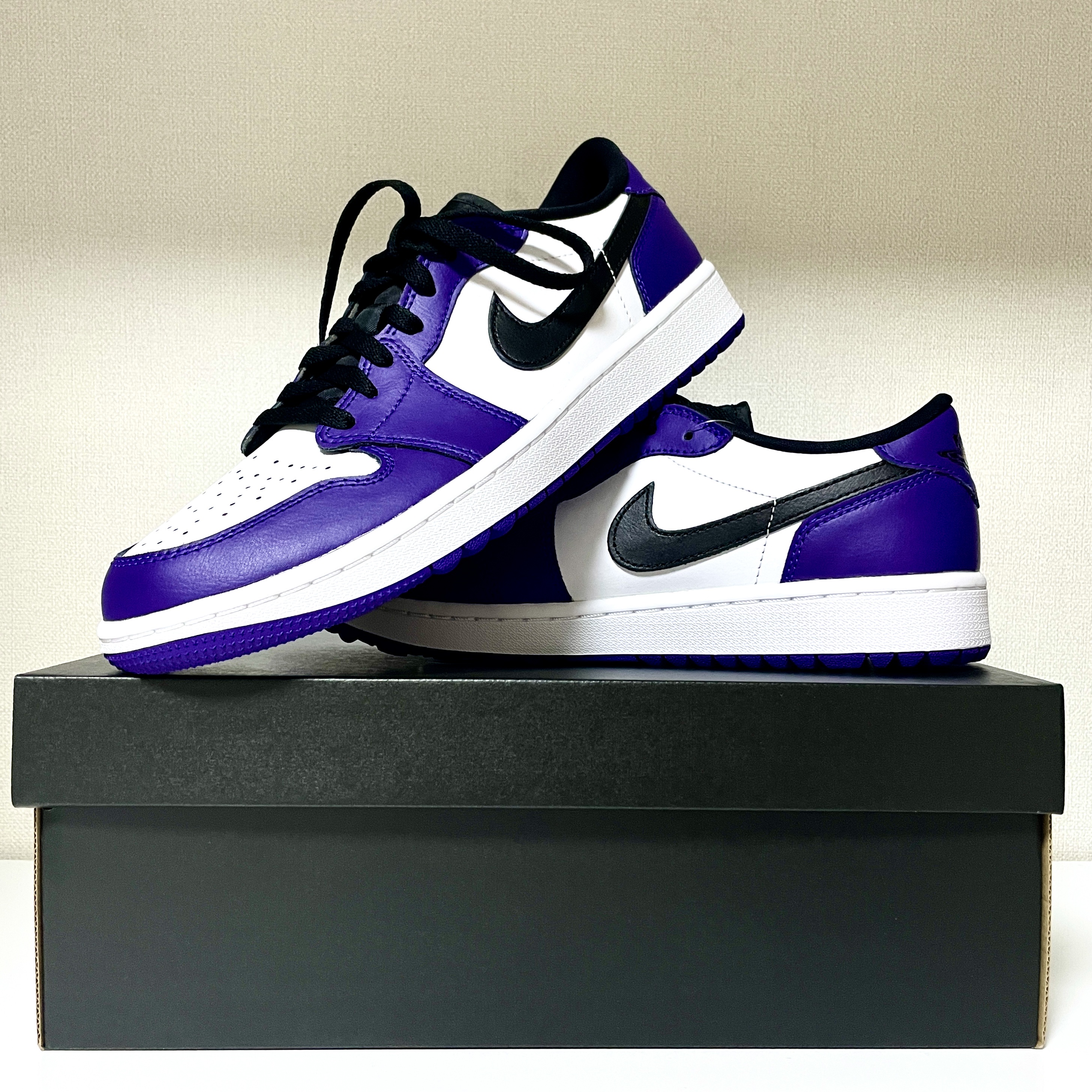 Jordan 1 Low Golf Court Purple 착용 스타일