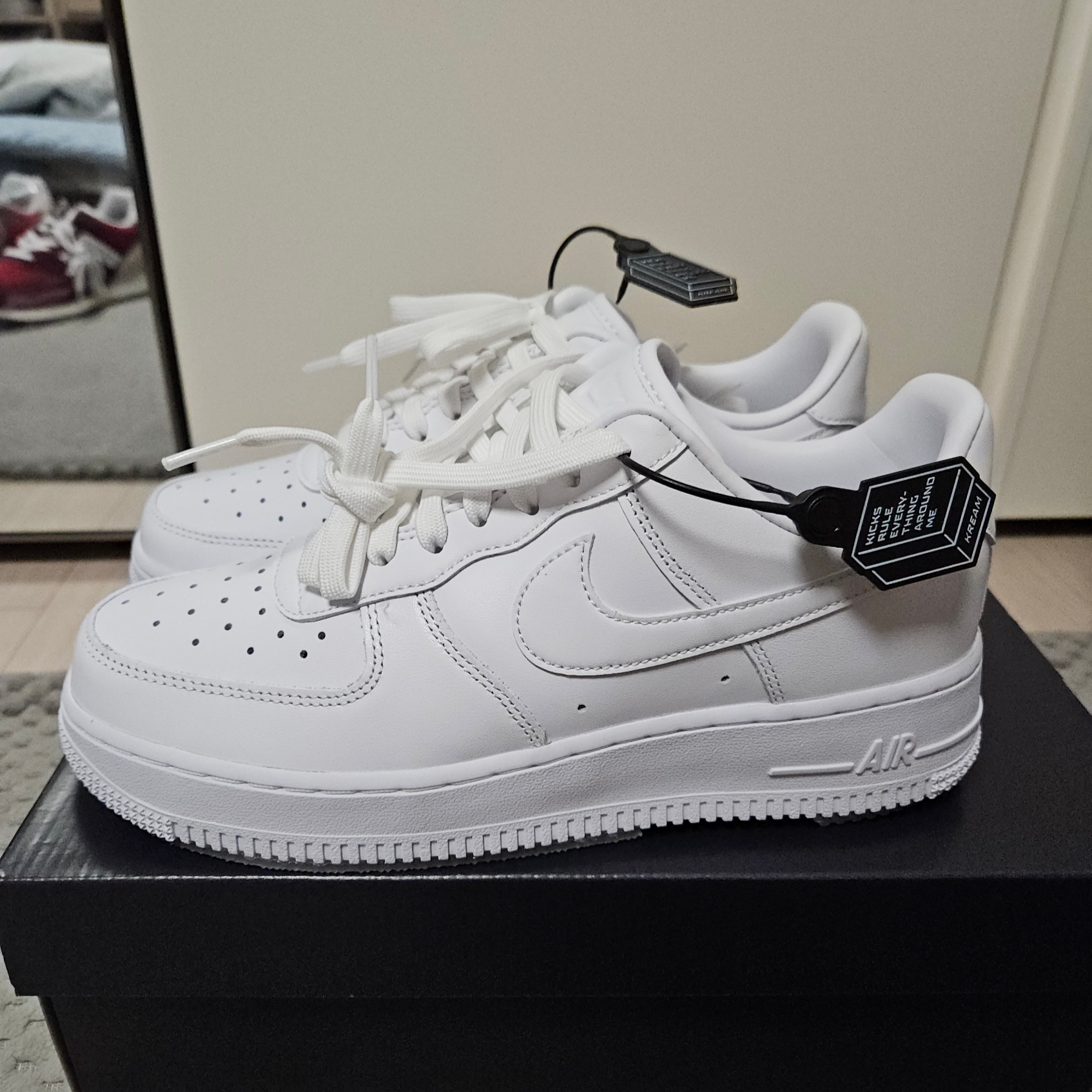 Nike Air Force 1 '07 Fresh White 착용 스타일 - 2