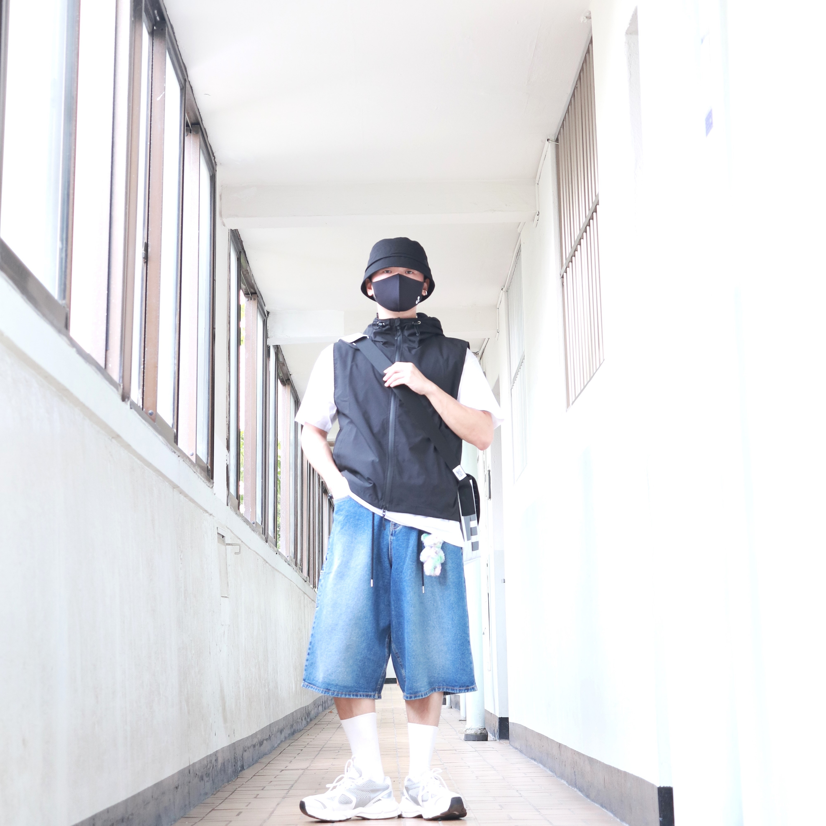 Axel Arigato Marathon Runner Cremino Kale Green 착용 스타일