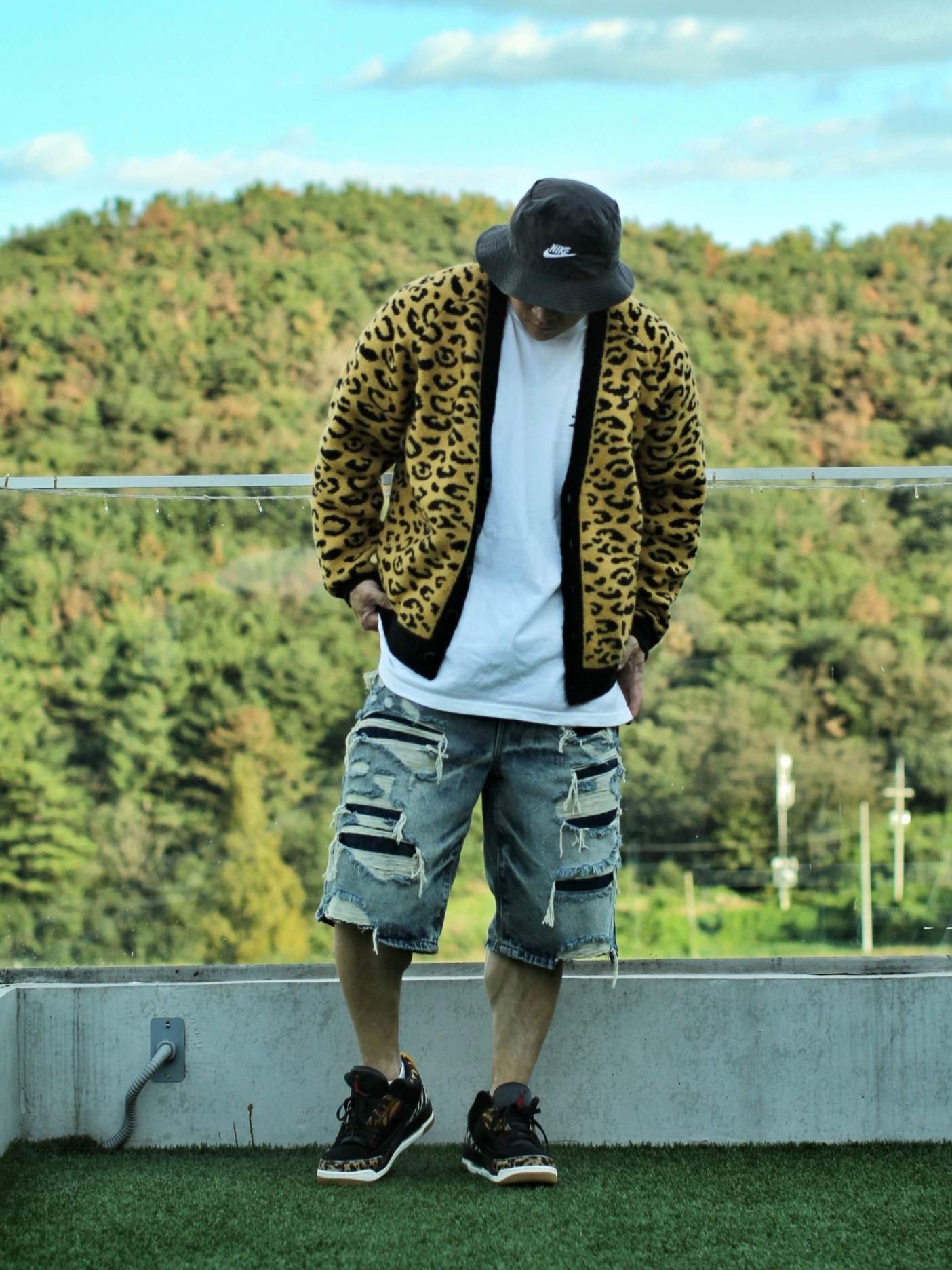 Jordan 3 Retro SE Animal Instinct 착용 스타일 - 2