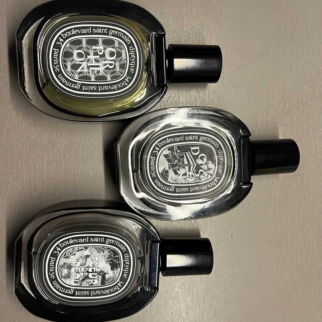 Diptyque Orpheon Eau De Parfum 75ml, Diptyque Fleur De Peau Eau De Parfum 75ml 착용 스타일