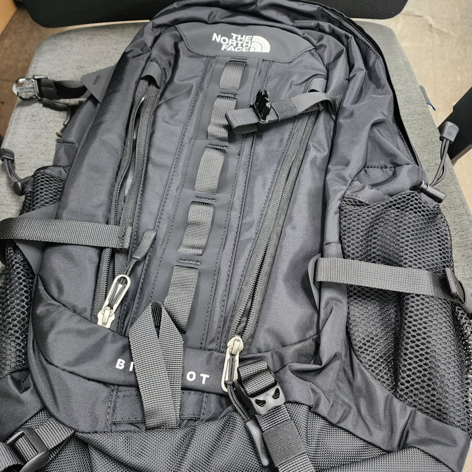 The North Face Big Shot Black 착용 스타일