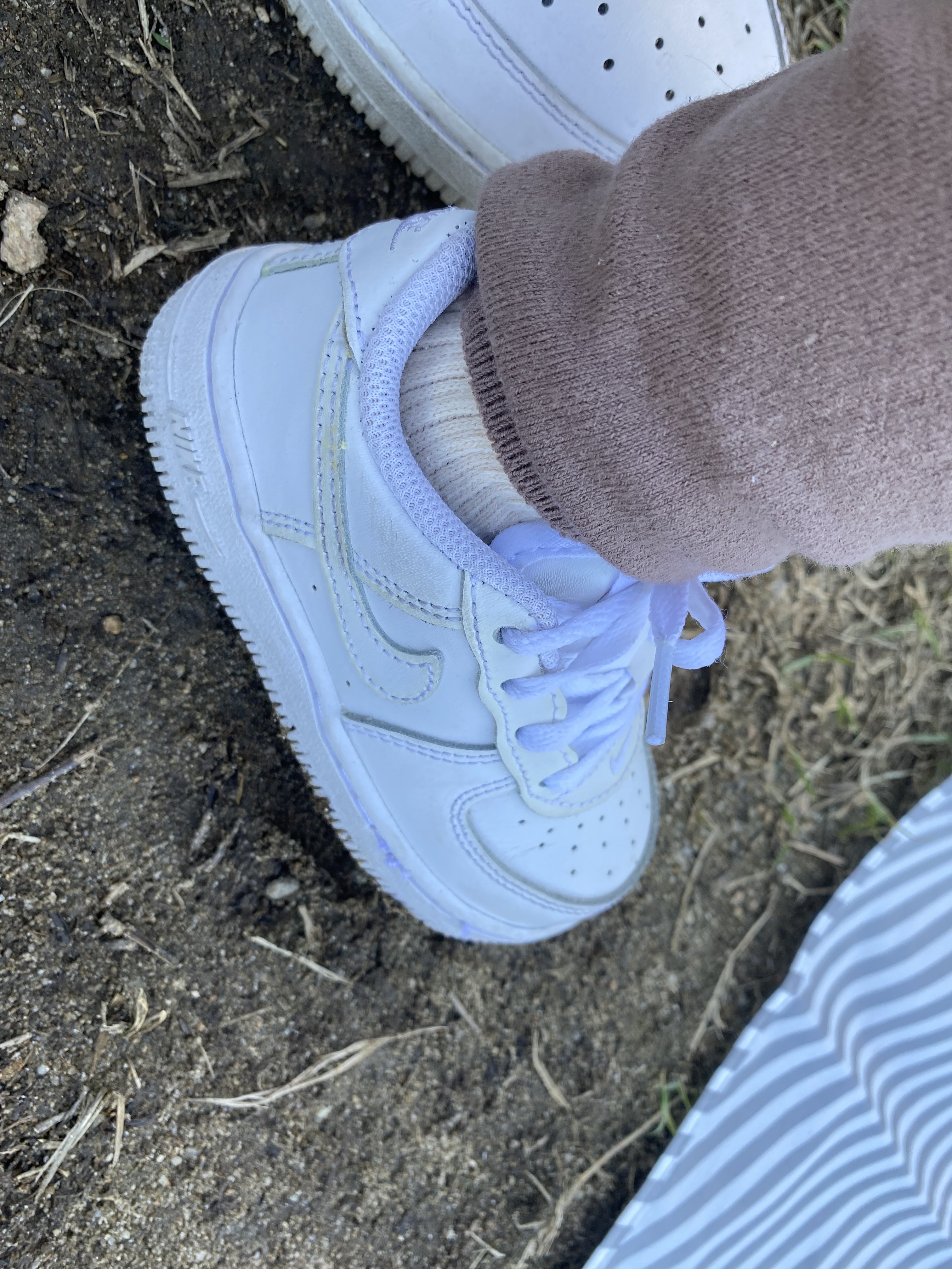 (TD) Nike Force 1 '18 Triple White 착용 스타일
