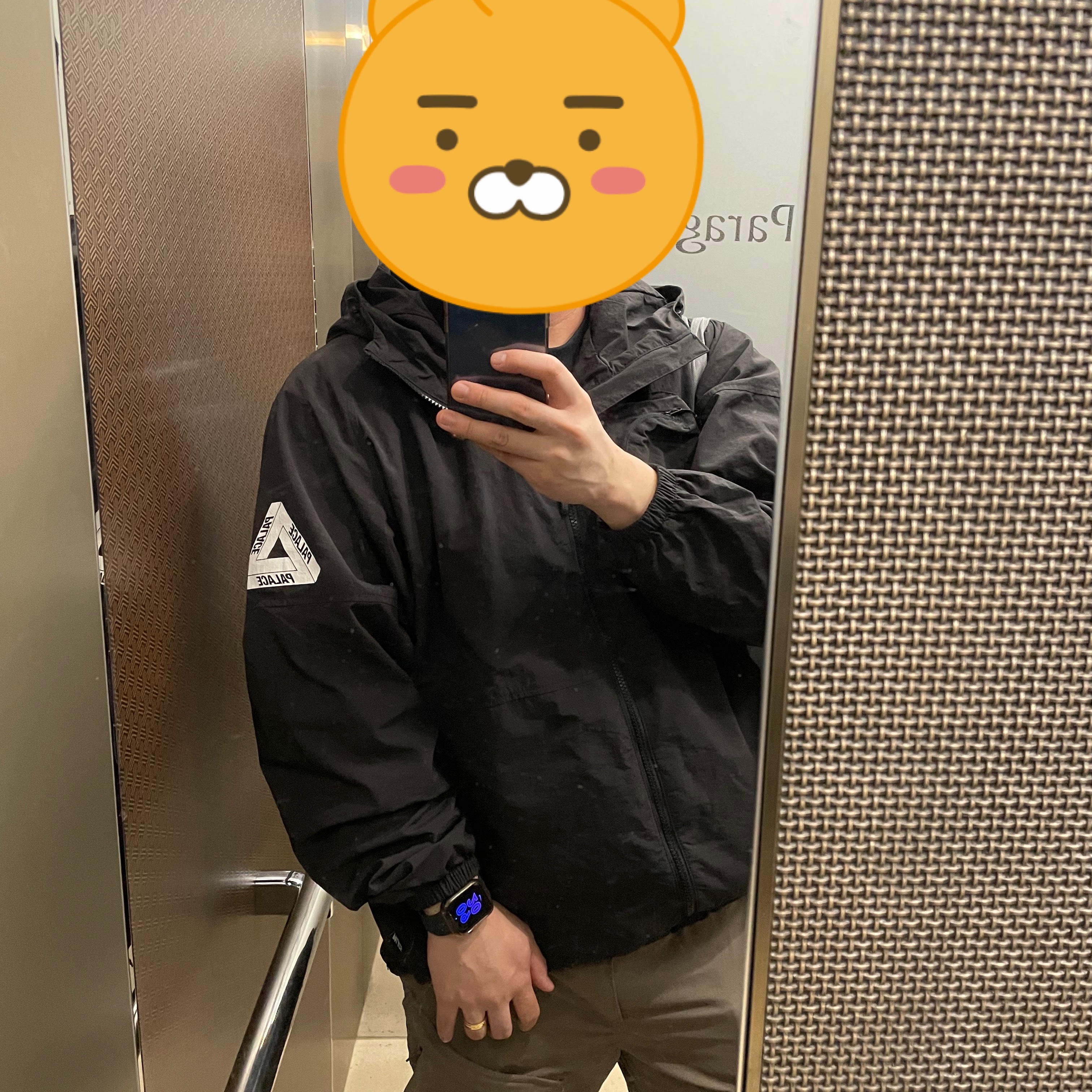 Palace Hooded Sheller Jacket Black - 23FW, Nike ACG Smith Summit Cargo Pants Olive Grey - US/EU 착용 스타일