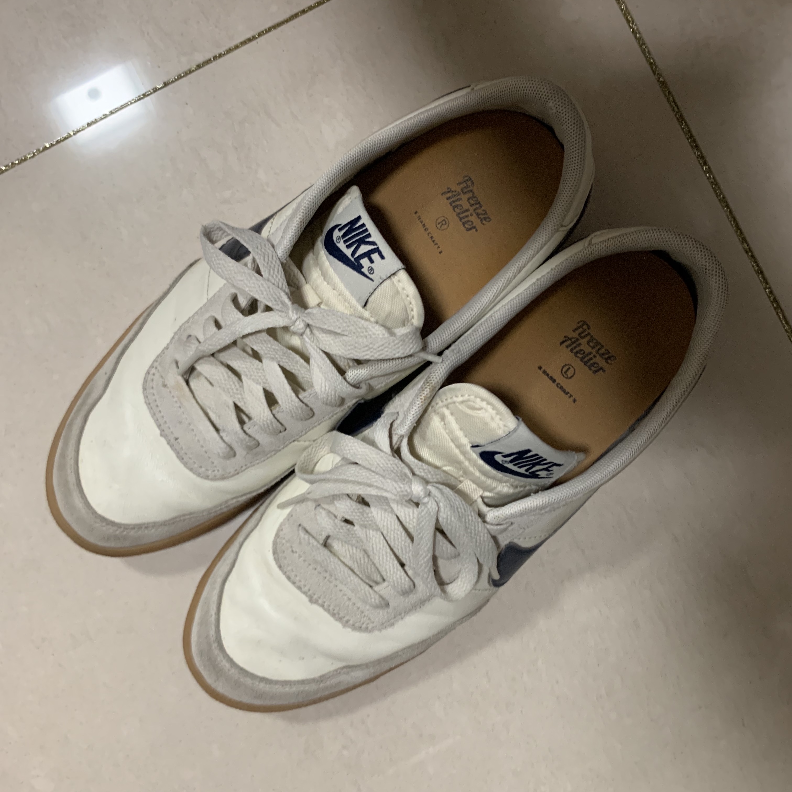 Nike x J.Crew Killshot 2 Sail Midnight Navy 착용 스타일