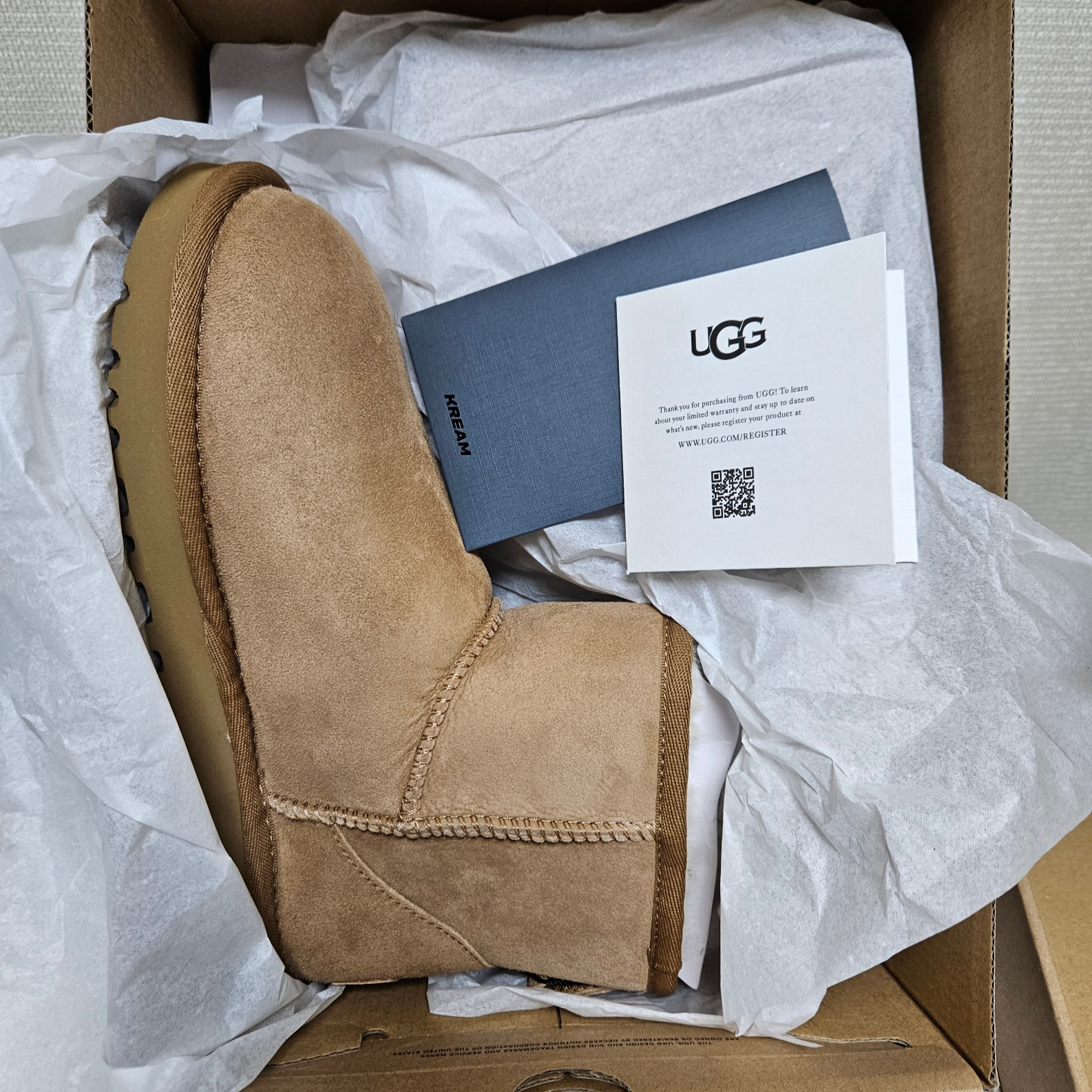 (W) UGG Classic Mini II Boots Chestnut 착용 스타일