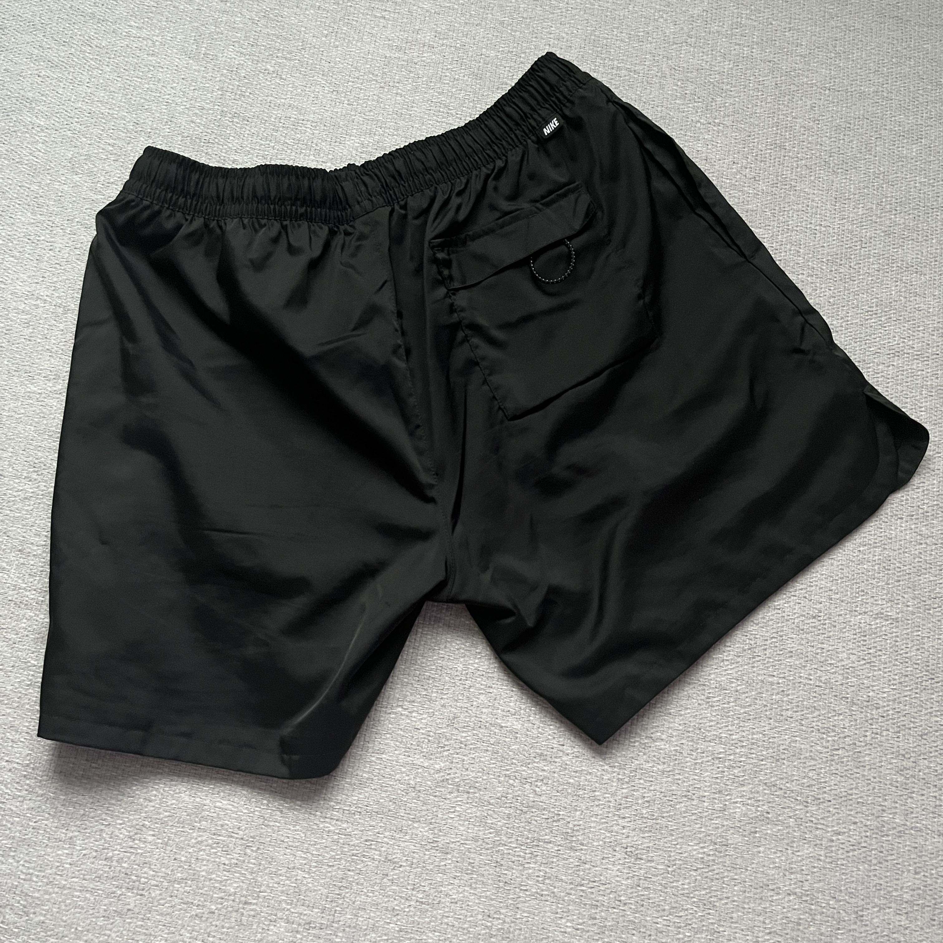Nike NSW Woven Lined Flow Shorts Black - Asia 착용 스타일 - 2