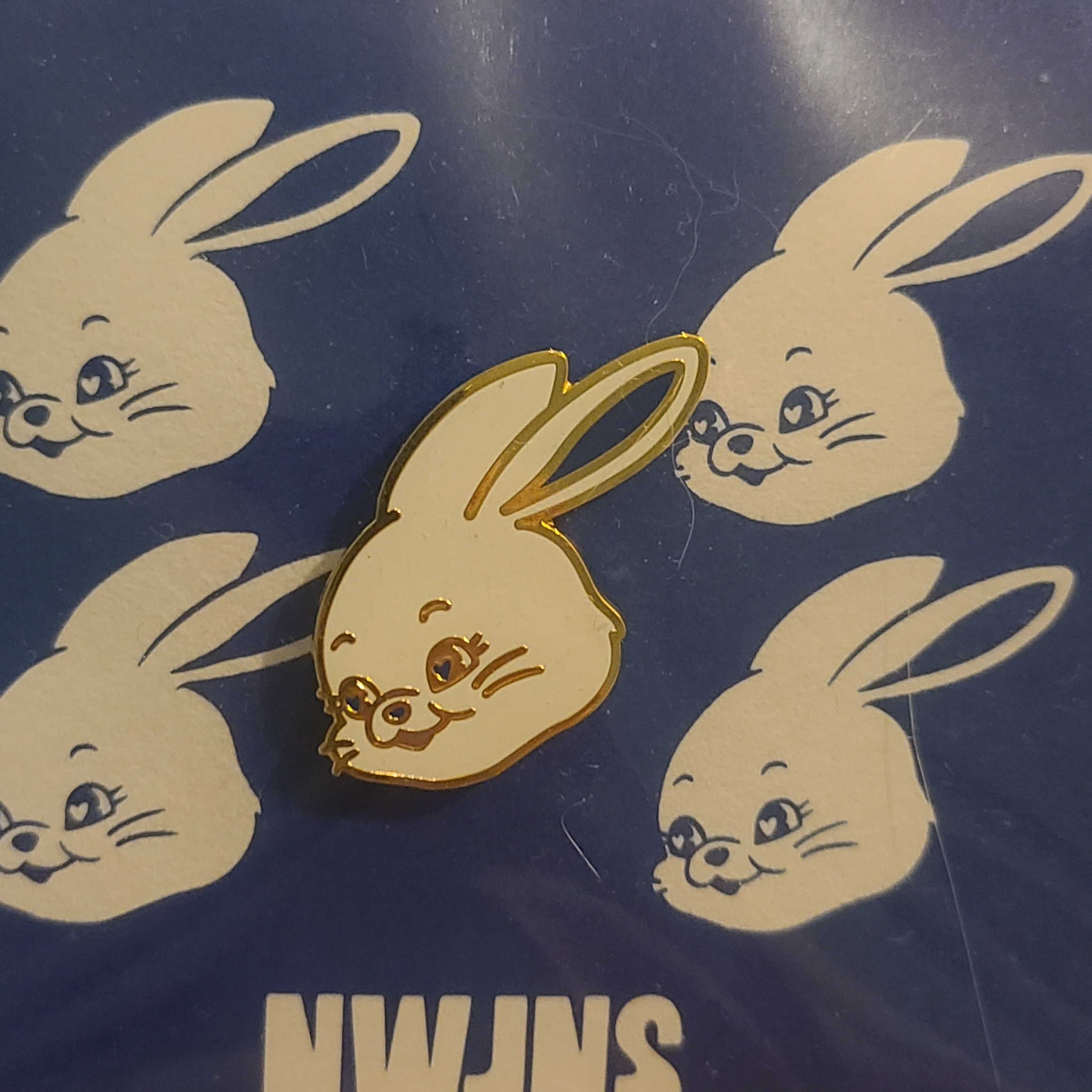 NewJeans Tokki Pin Badge 착용 스타일
