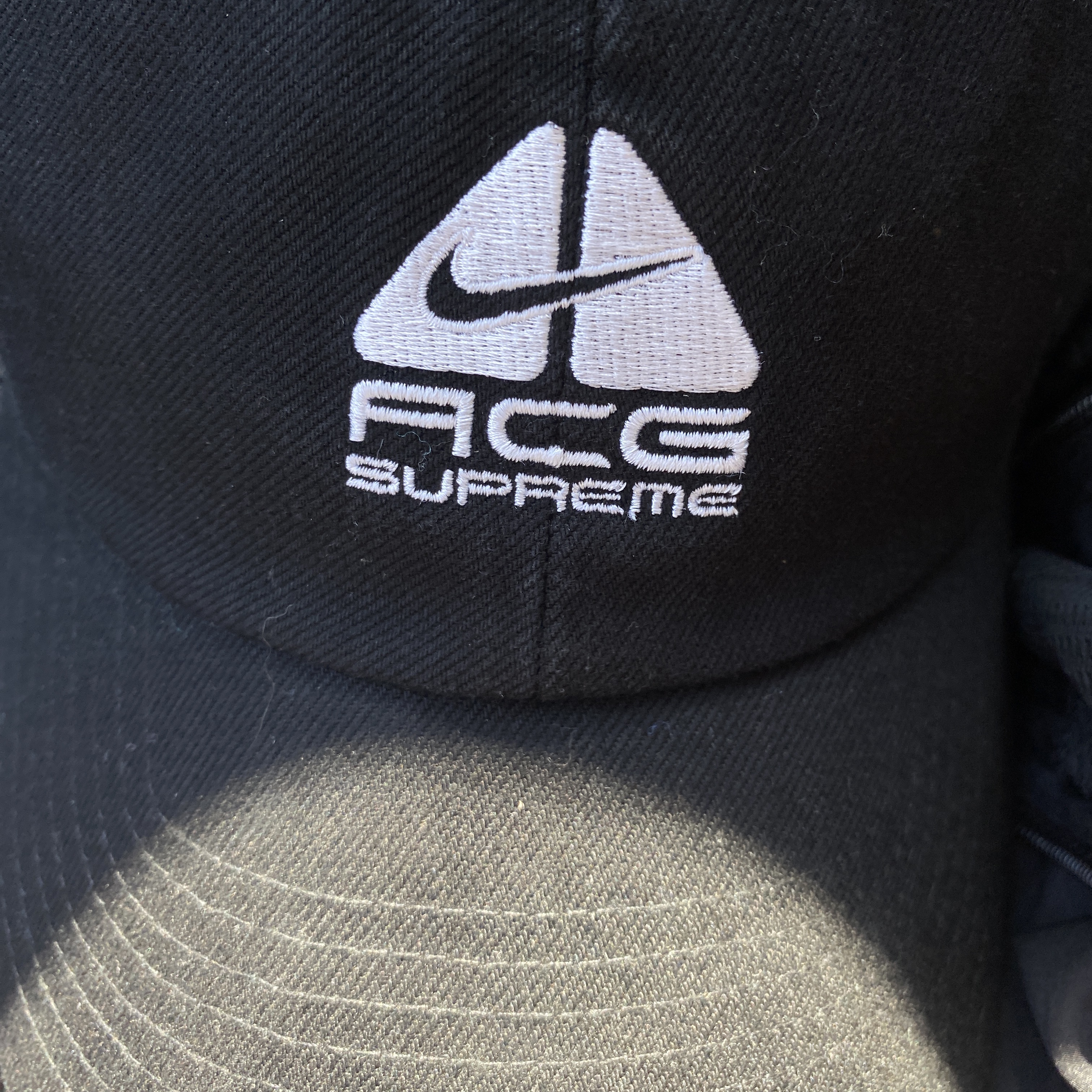 Supreme x Nike ACG Denim 6-Panel Black - 22FW 착용 스타일