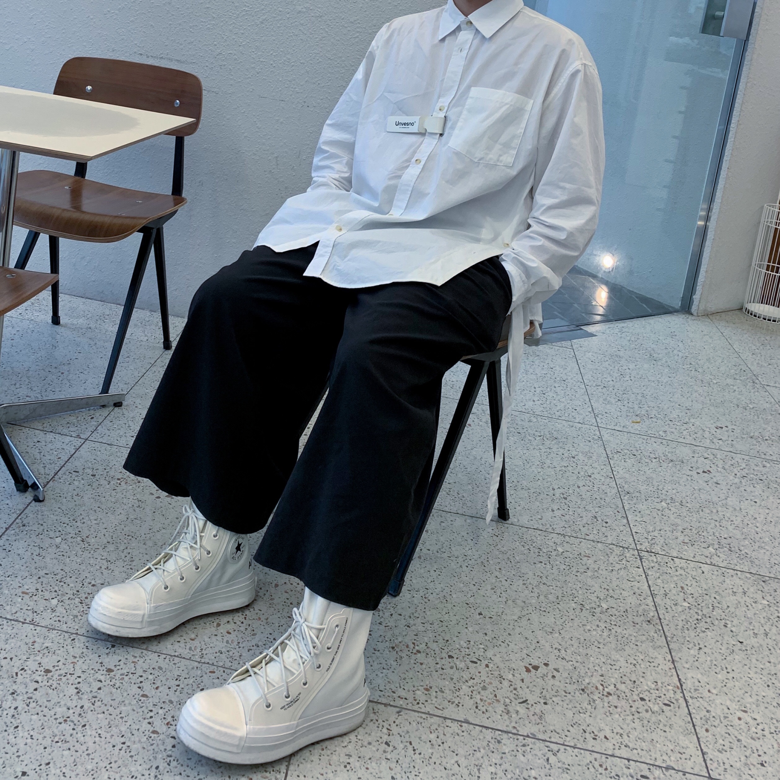 Converse x Ambush Chuck 70 Hi White 착용 스타일