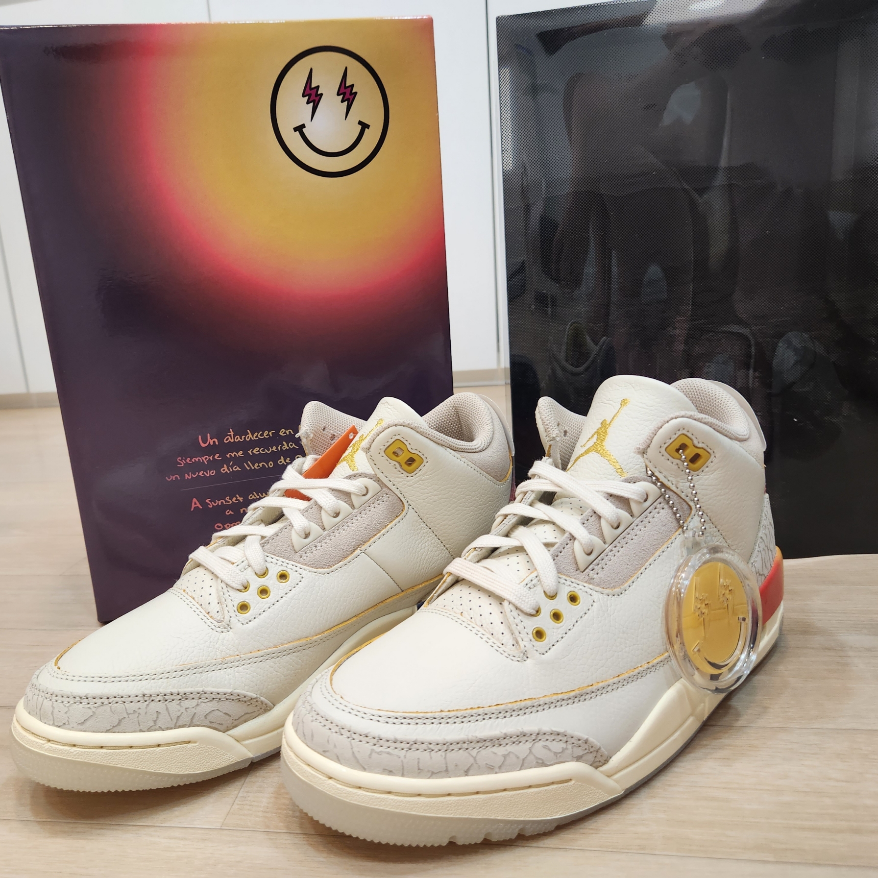 Jordan 3 x J Balvin Retro SP Sunset 착용 스타일