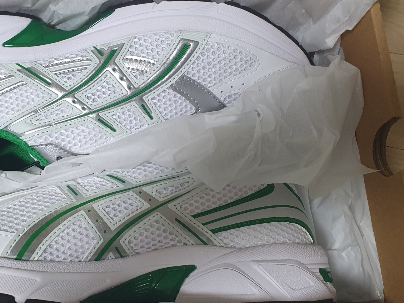 Asics Gel-1130 White Pure Silver - Folder Exclusive 착용 스타일 - 1